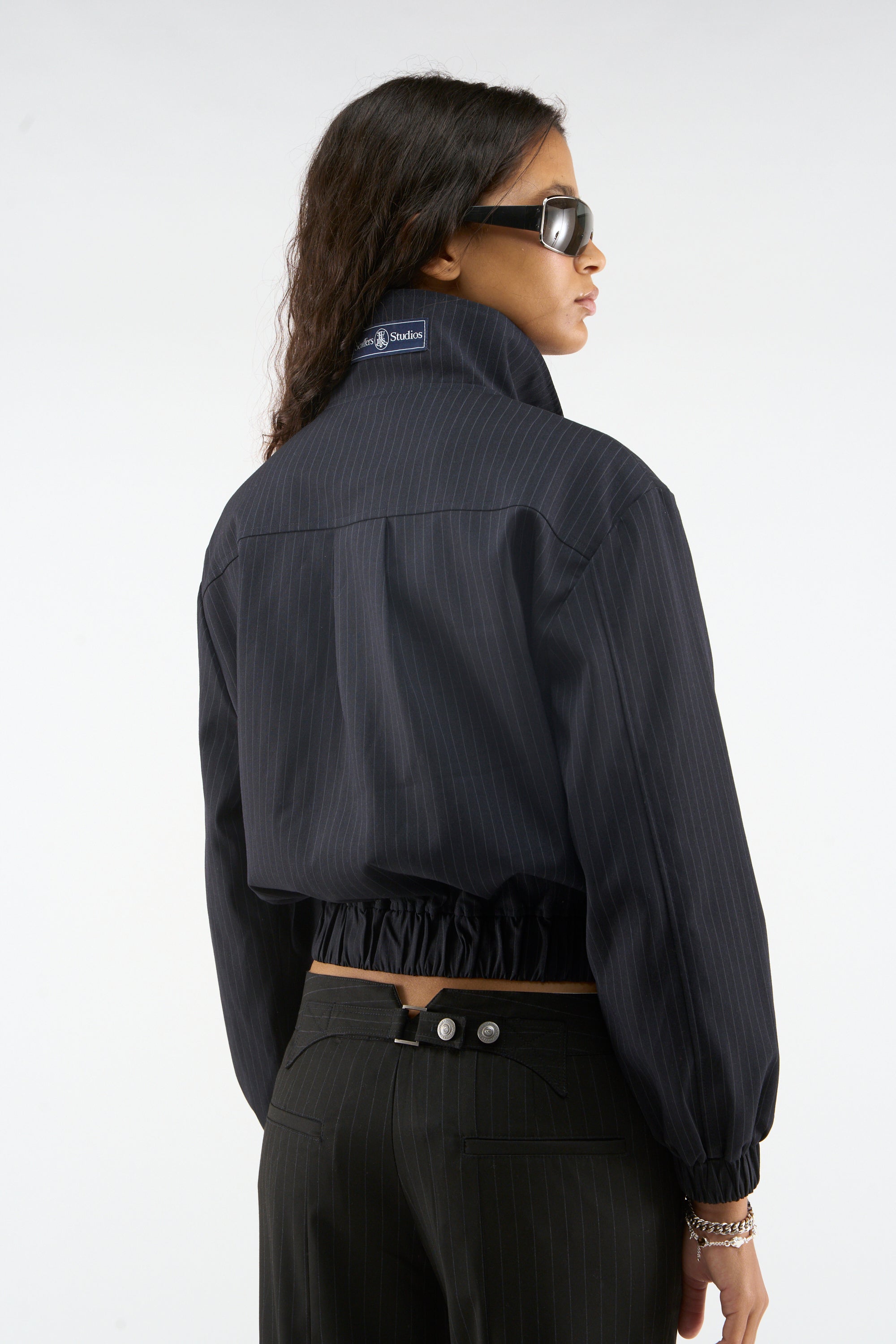 Nautica Navy Pinstripe Jacket