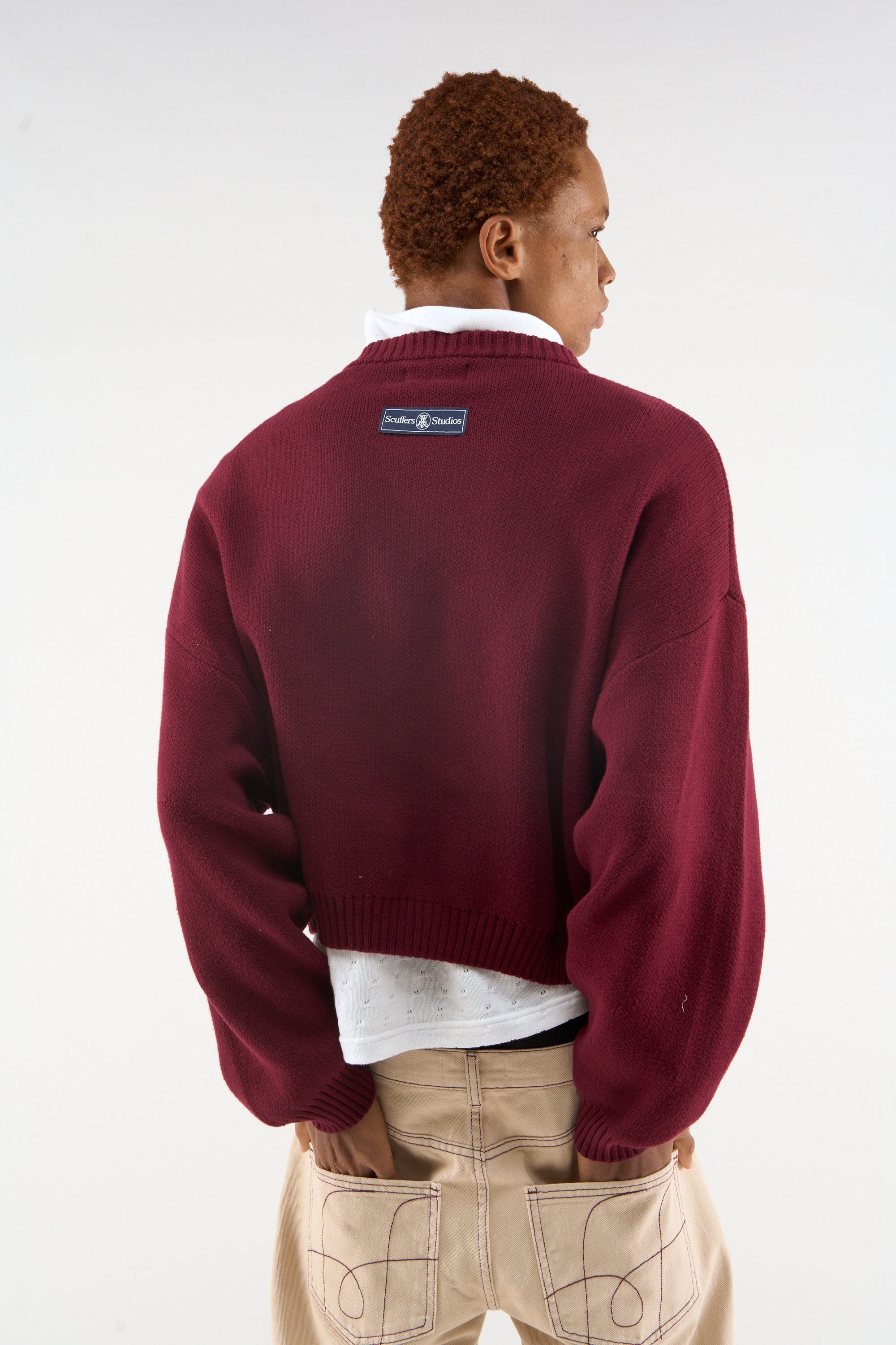 Caliente Burgundy Knit