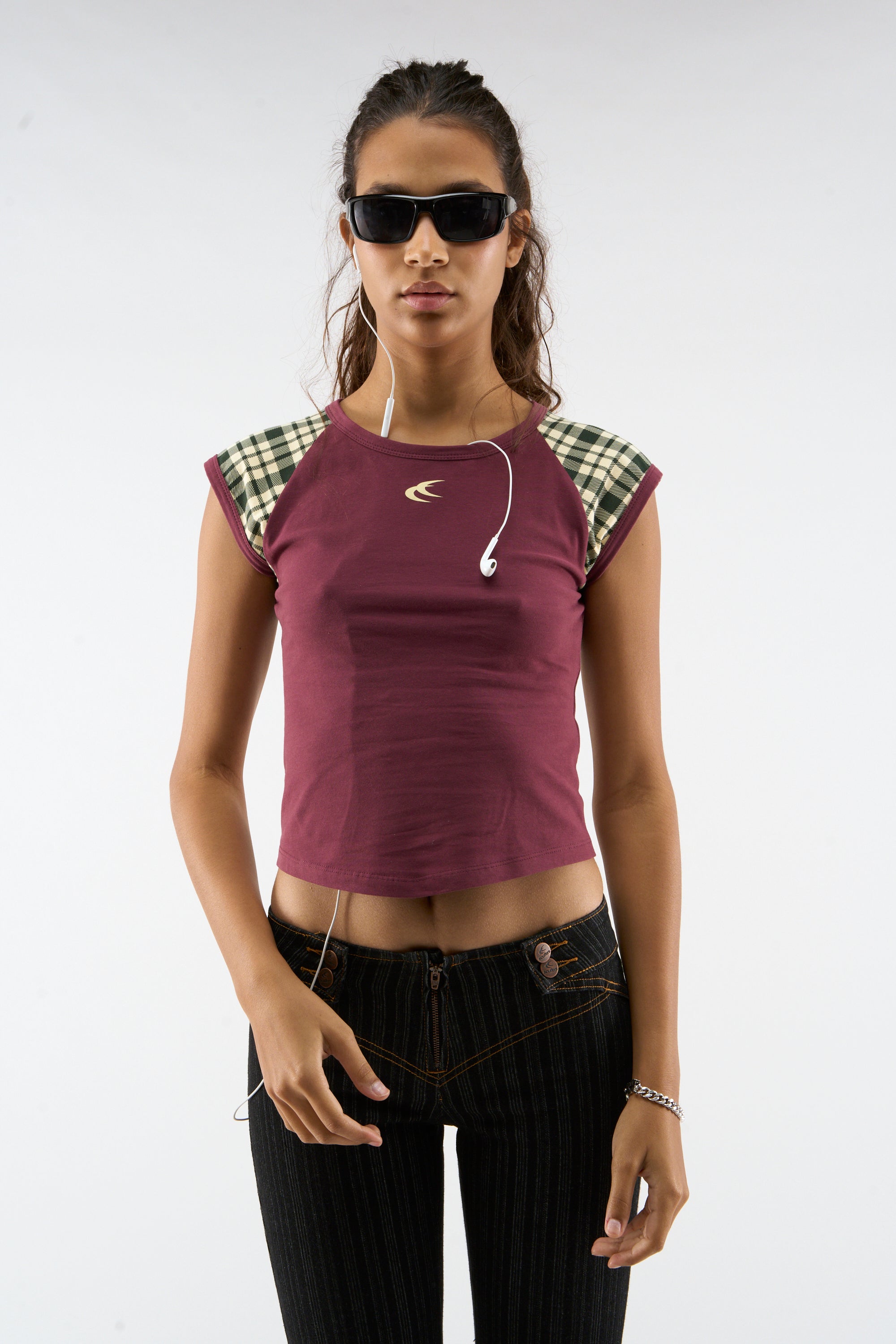 Nina Burgundy Top