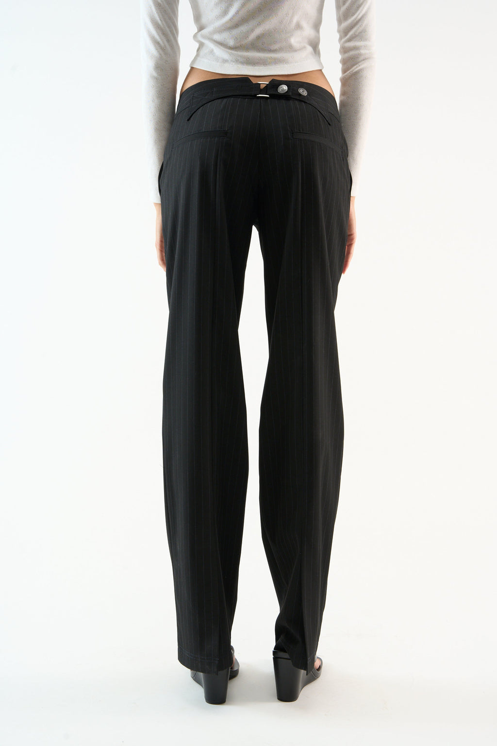 Tailoring Dark Striped Pants