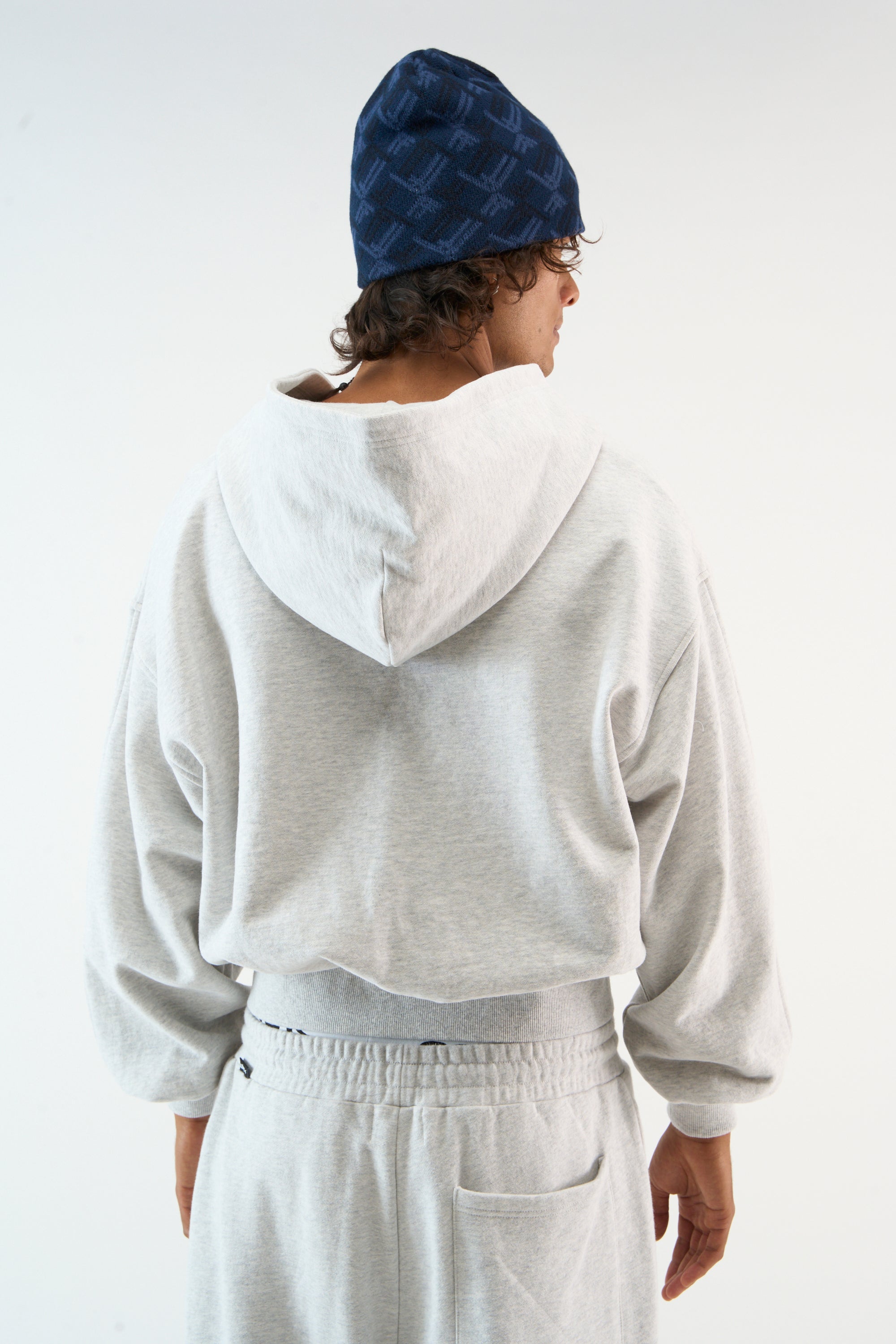 Weekender Grey Melange Zipper