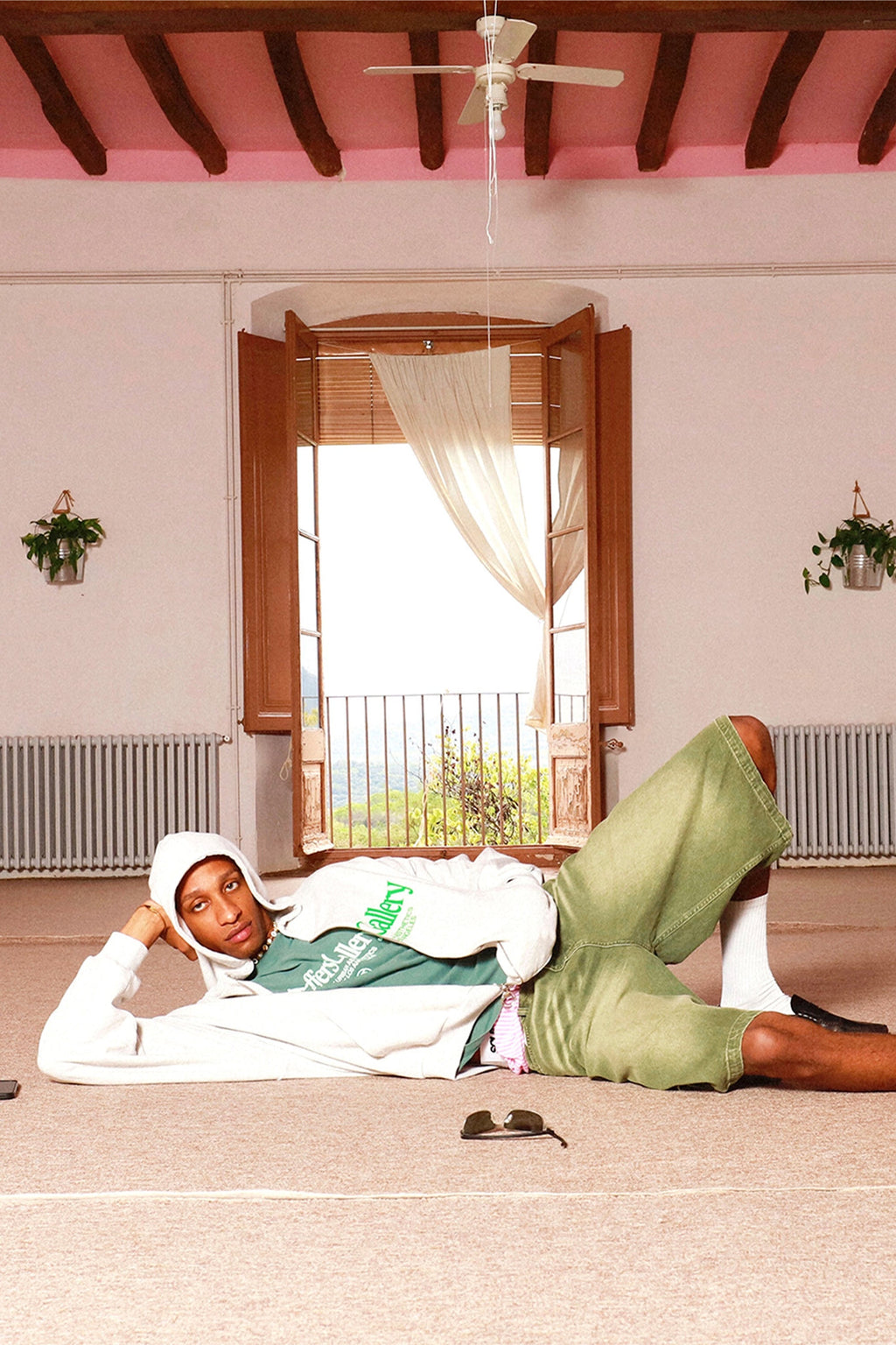 Gallery Grey Zipped Hoodie