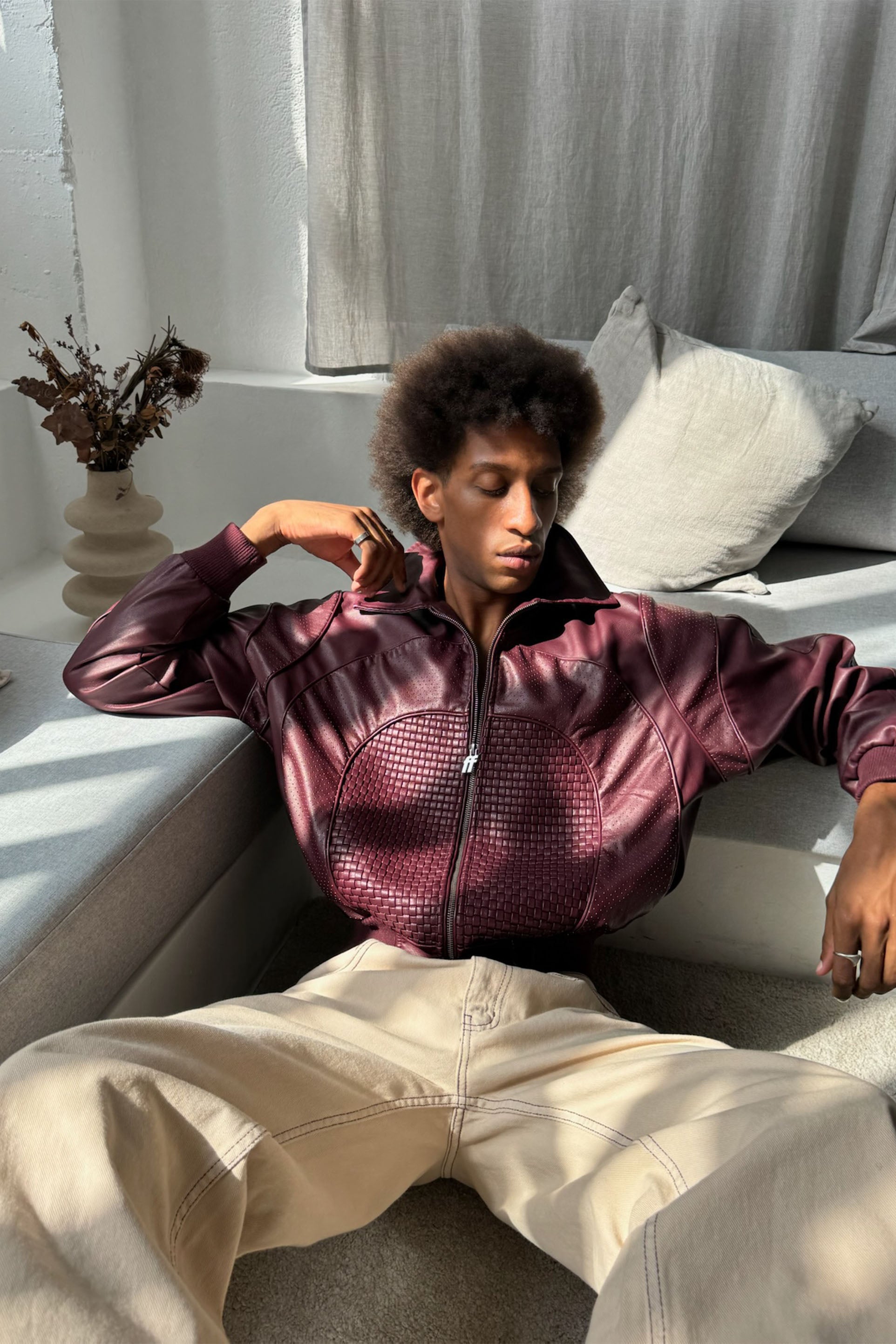 Country Burgundy Jacket