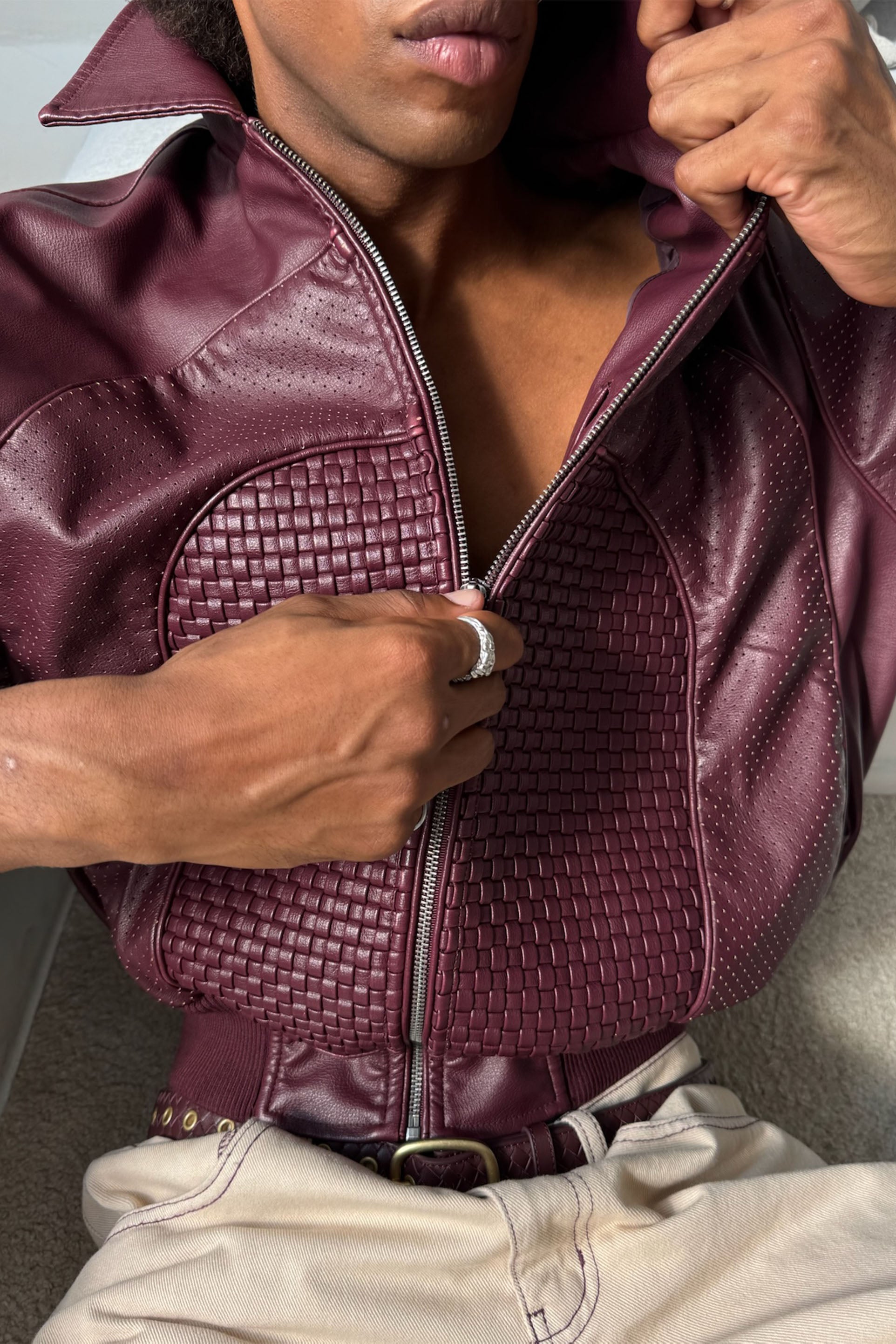 Country Burgundy Jacket