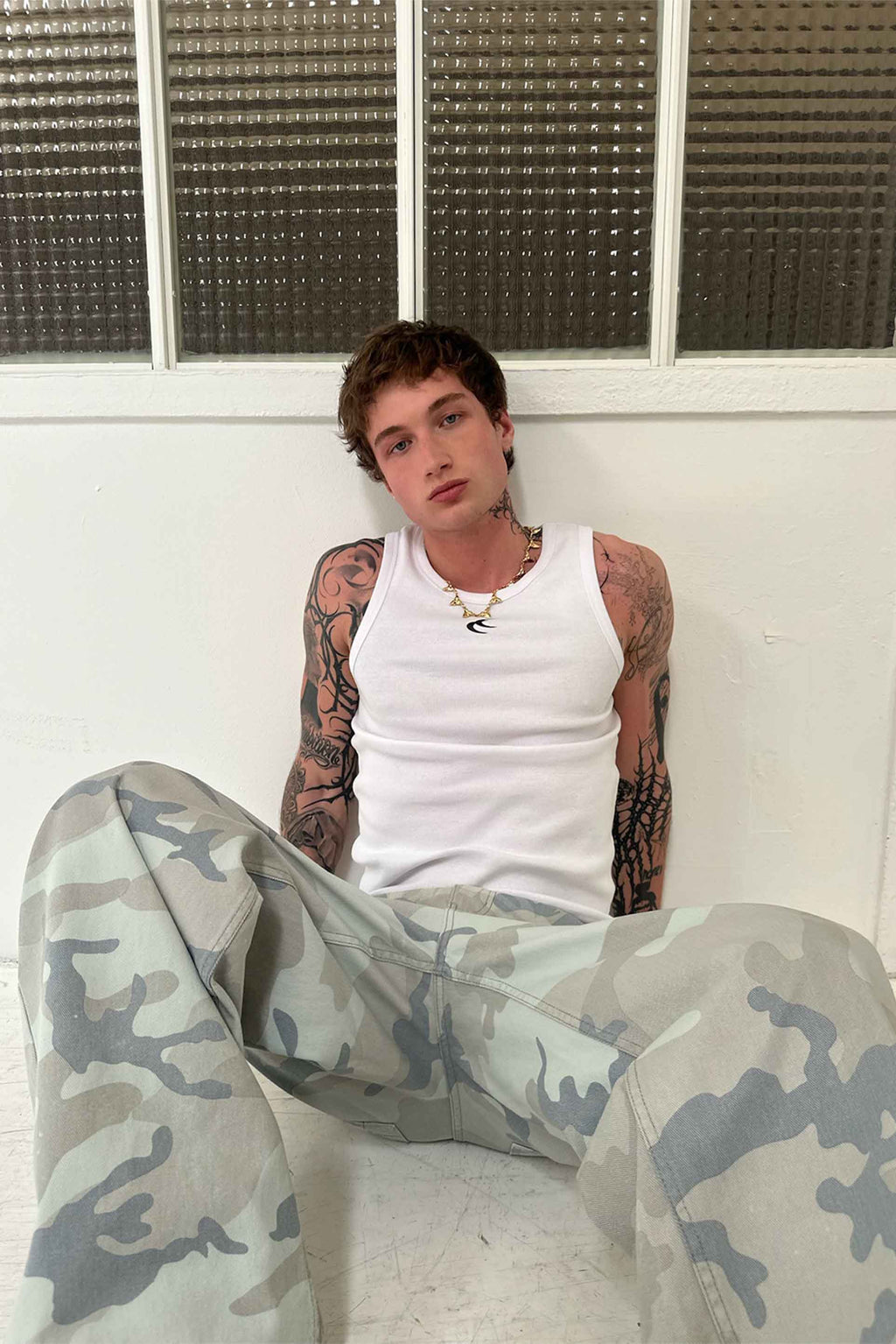 Radiant Light Blue Camo Pants