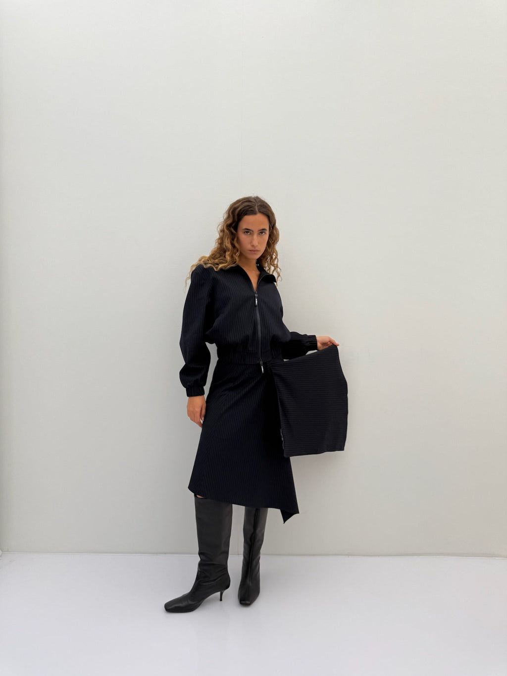 Nautica Navy Pinstripe Jacket