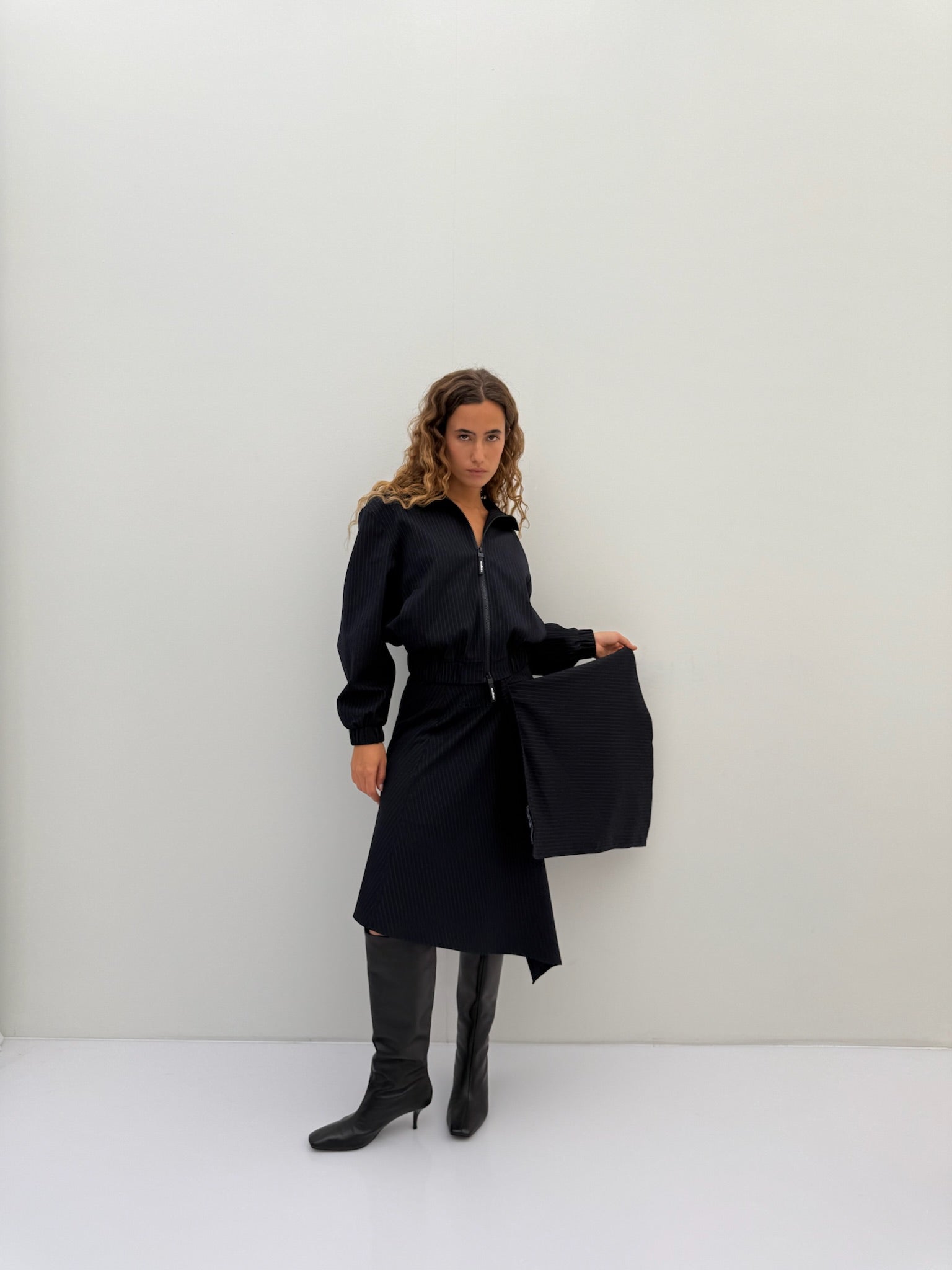 Nautica Navy Pinstripe Jacket