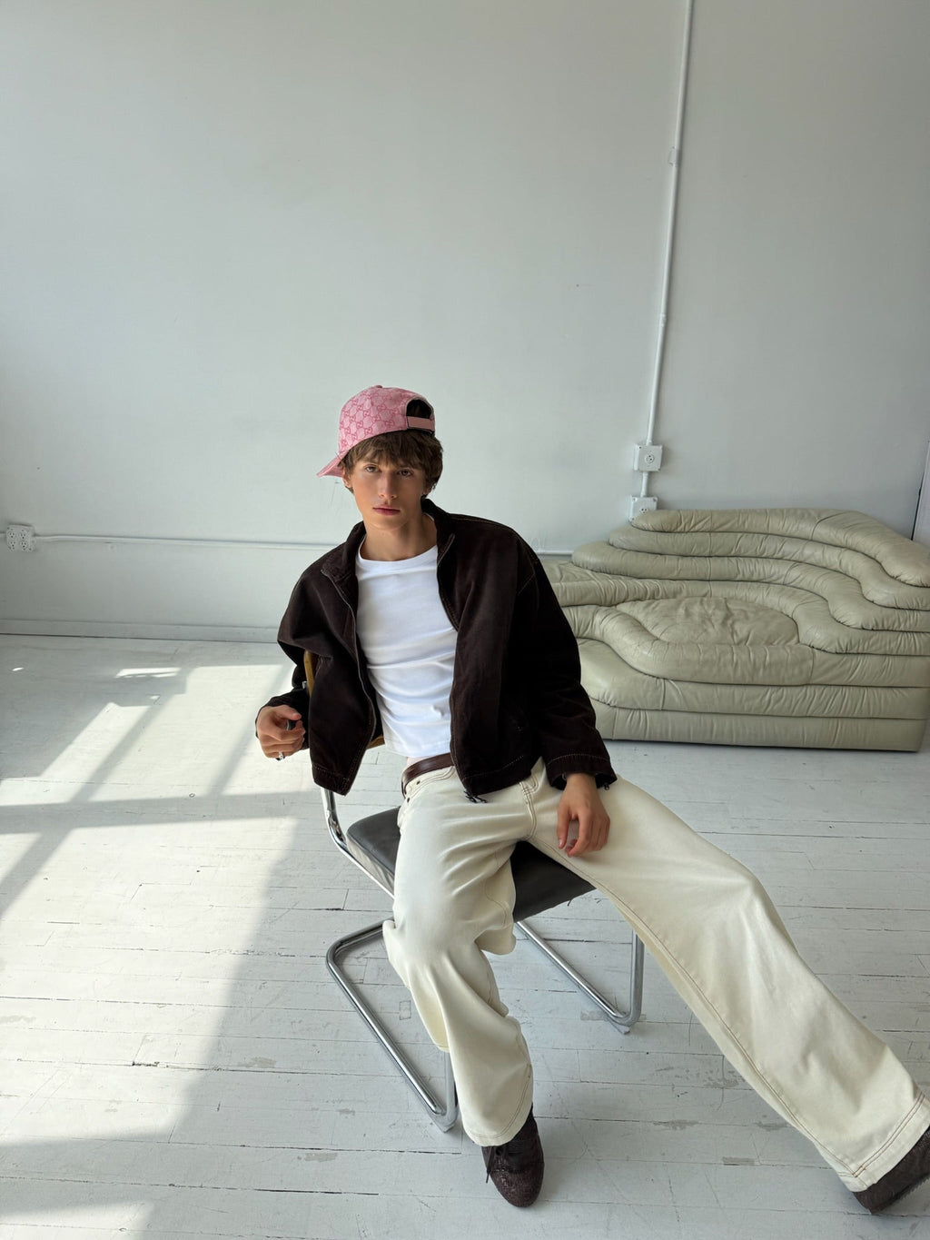 Corduroy Flared Brown Jacket