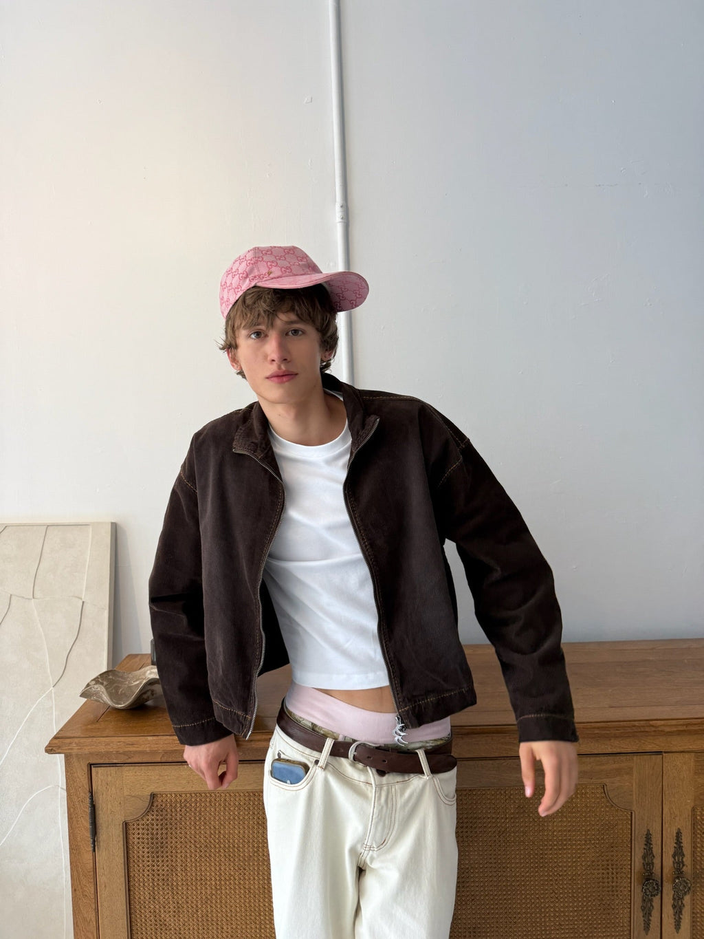 Corduroy Flared Brown Jacket