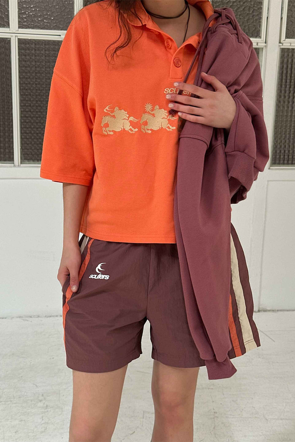 Tech Burgundy Shorts