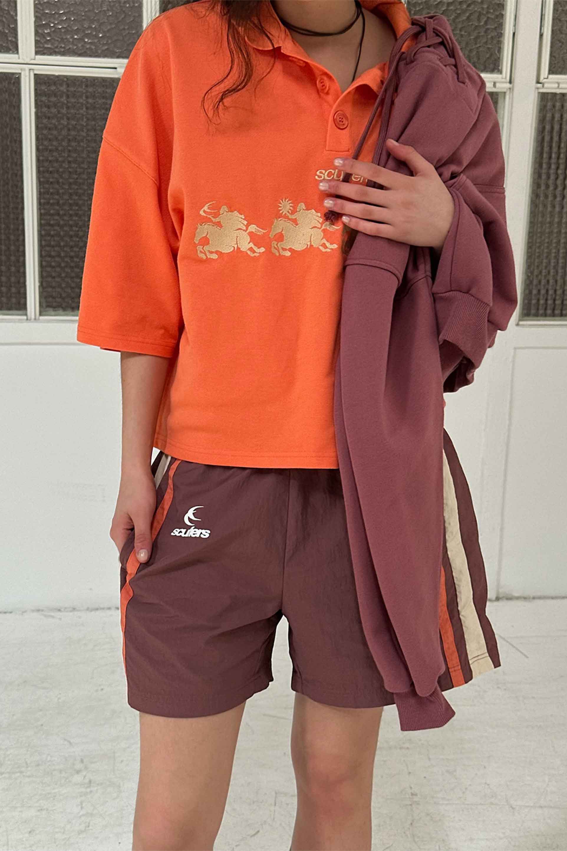 Tech Burgundy Shorts