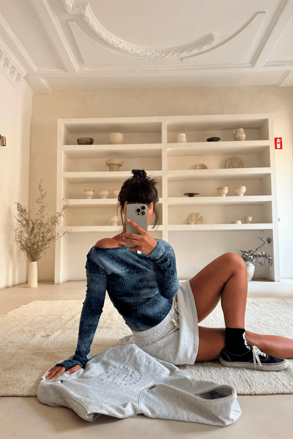 Text Blue Longsleeve