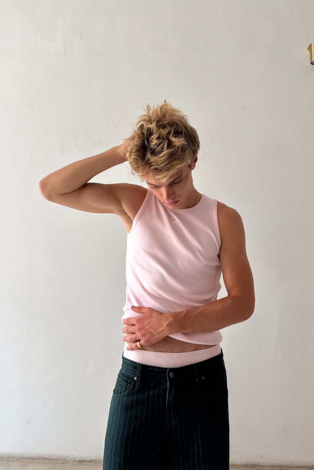 Burgundy & Pink Canale Scff Tank Top Pack