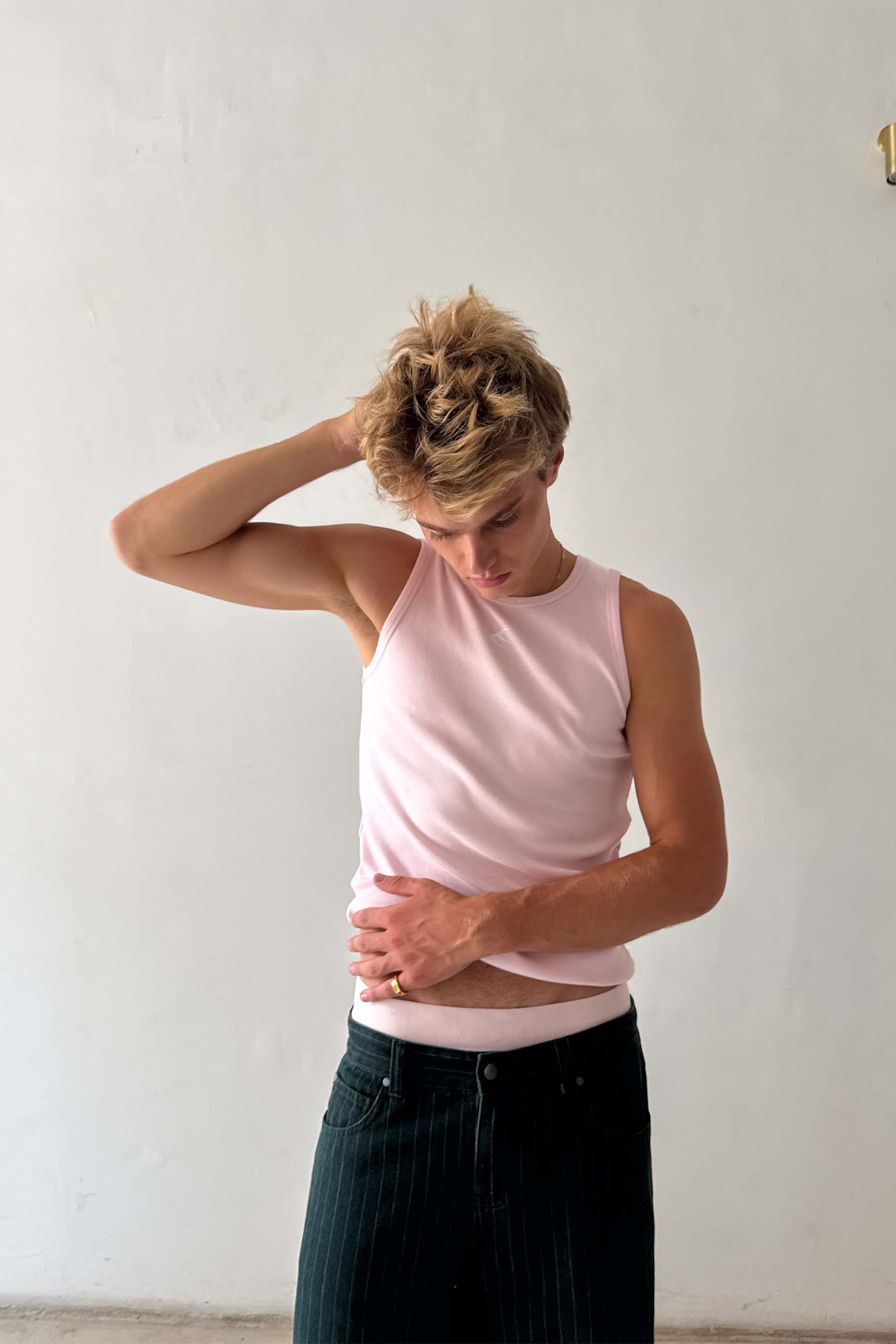 Burgundy & Pink Canale Scff Tank Top Pack