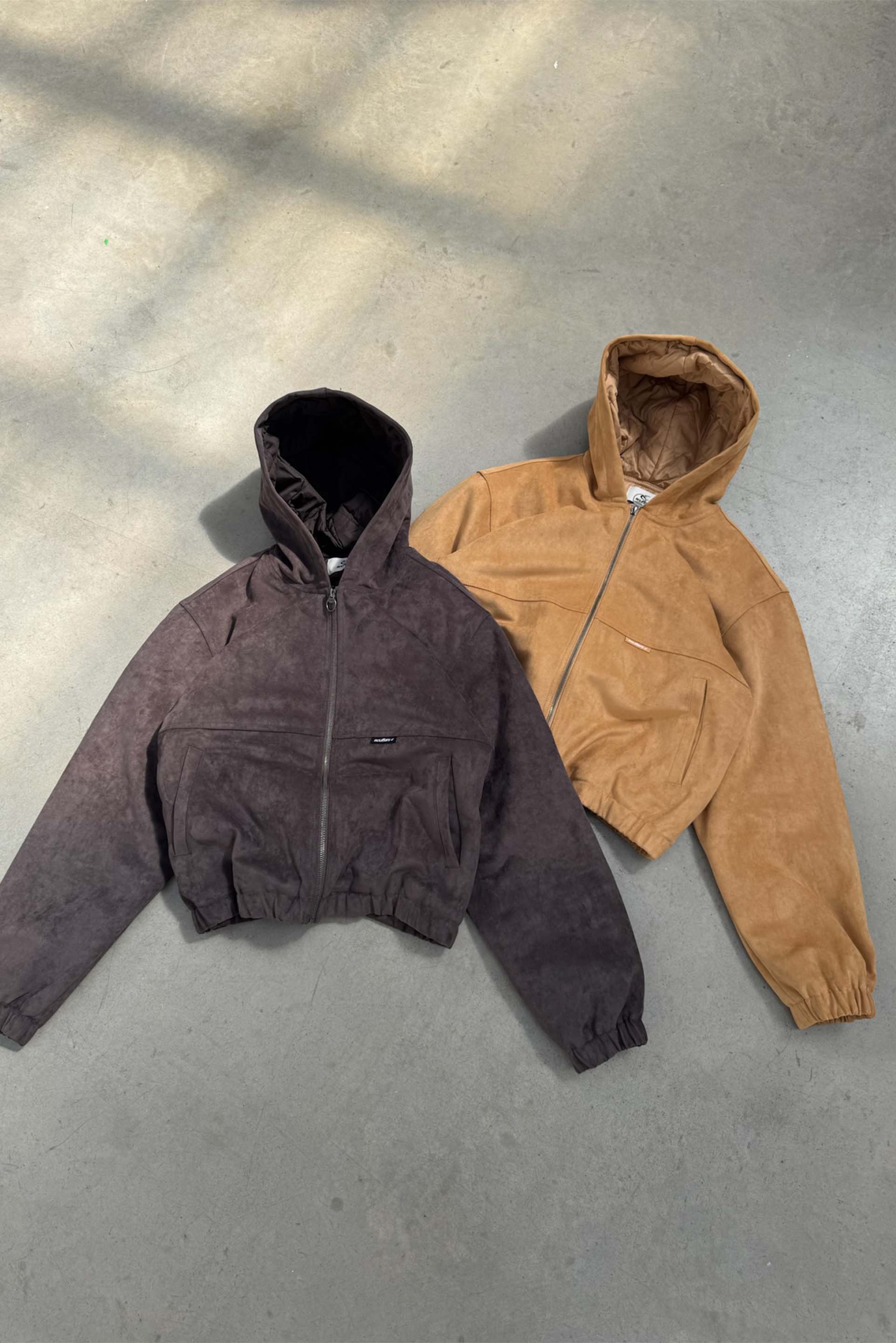 Suede Camel Work Jacket