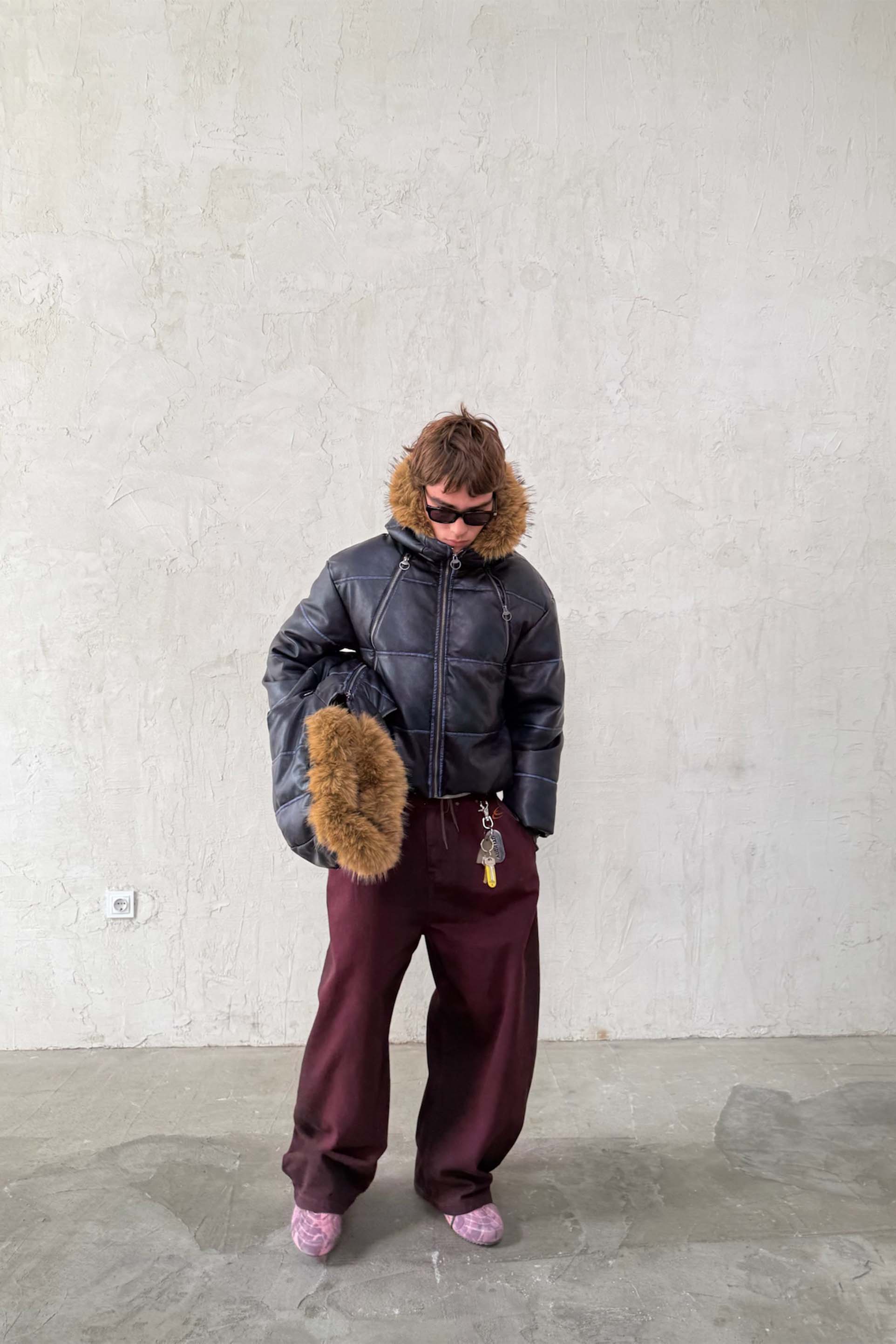 Shell Burgundy Pants