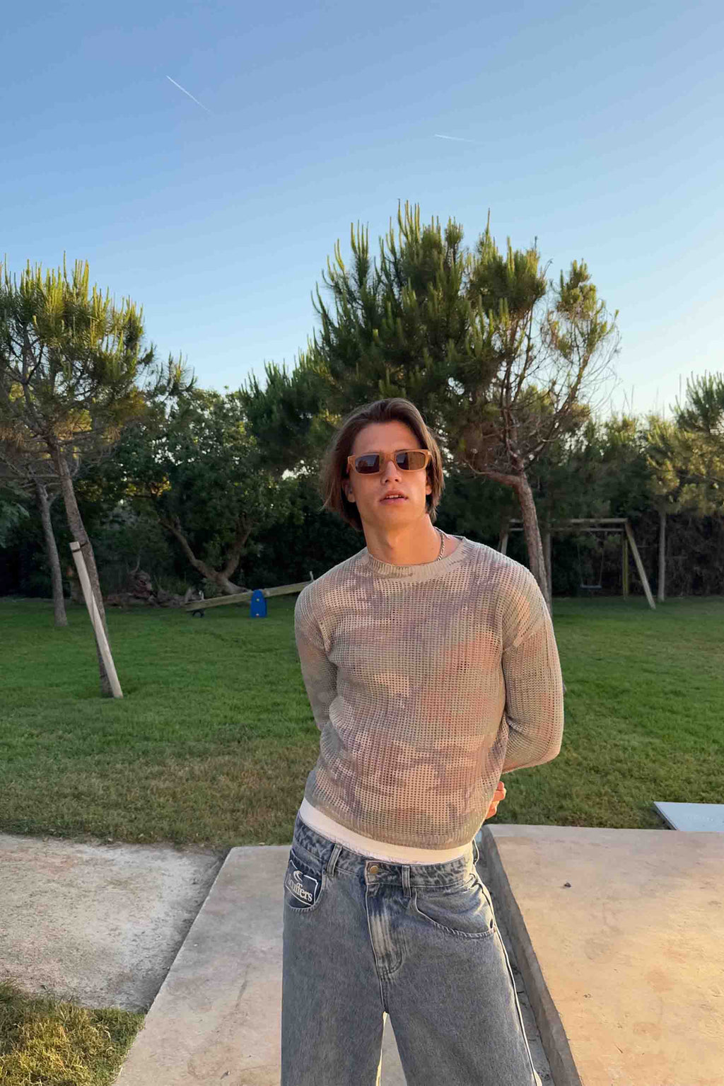 Triple Moon Camo Knit