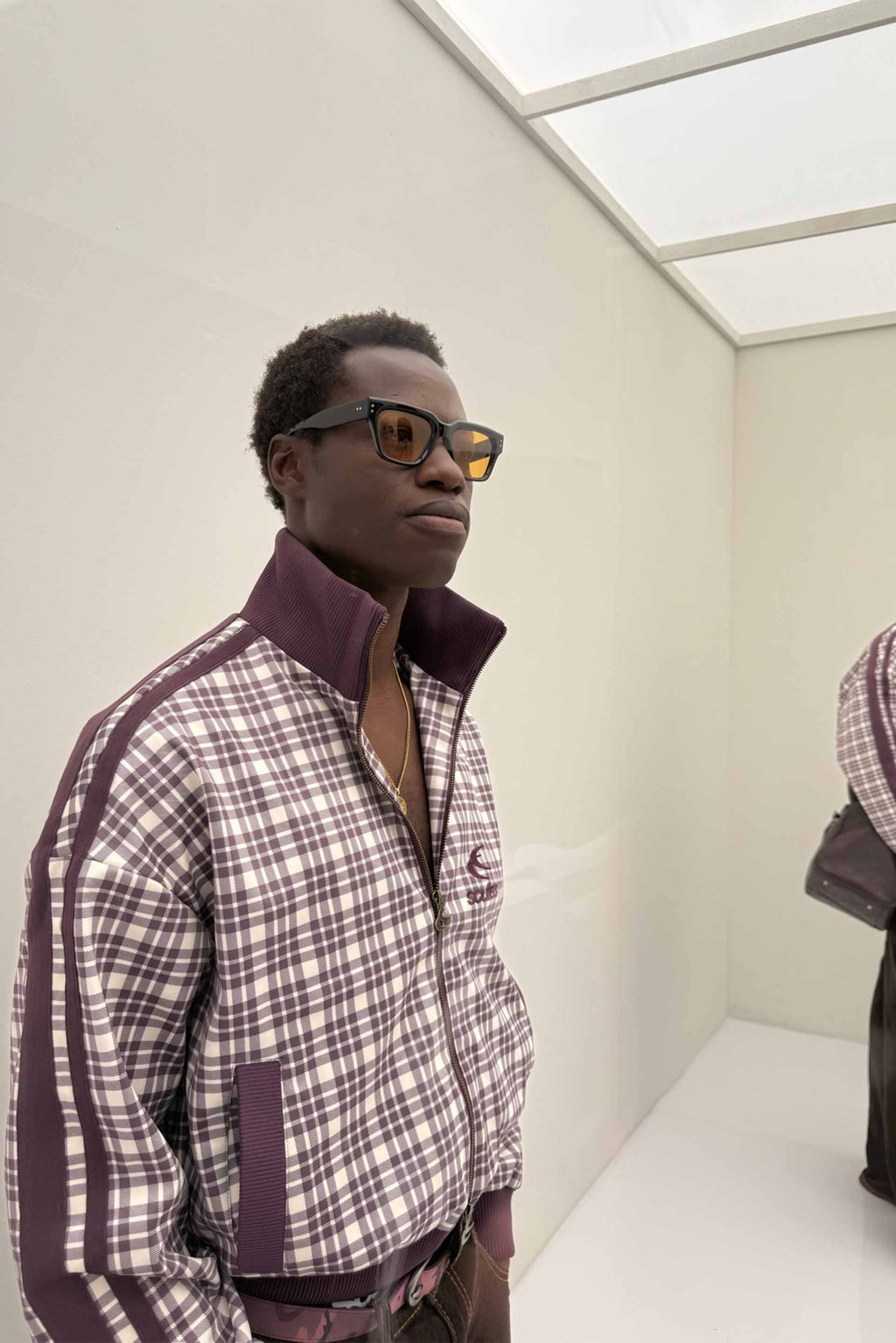 Mice Burgundy Zipper