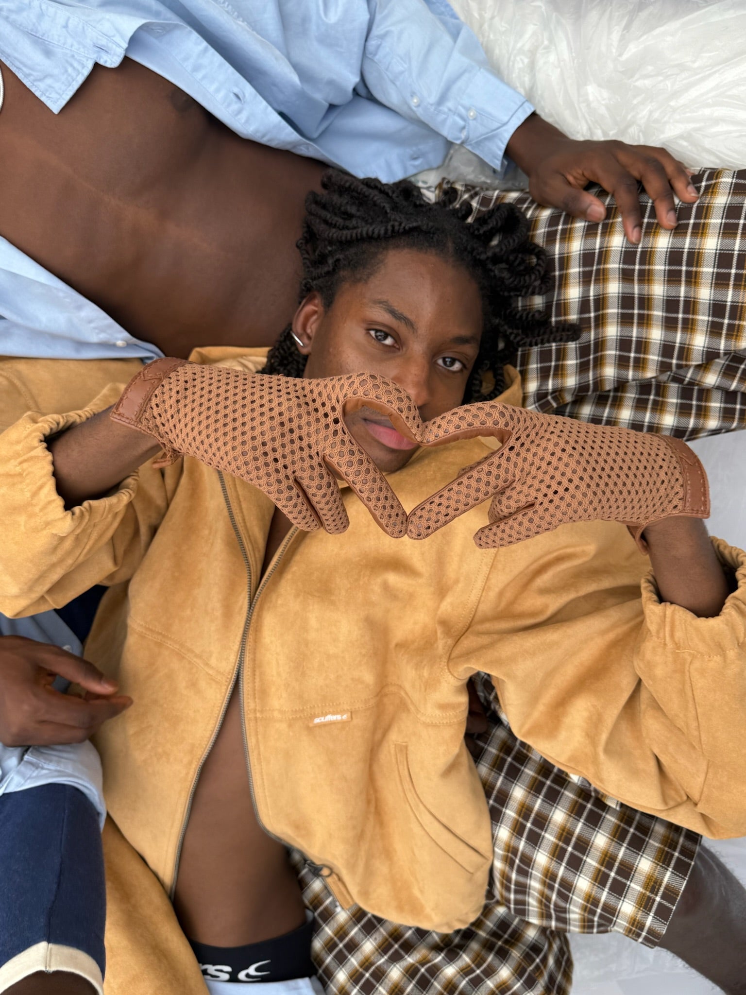 Suede Camel Work Jacket