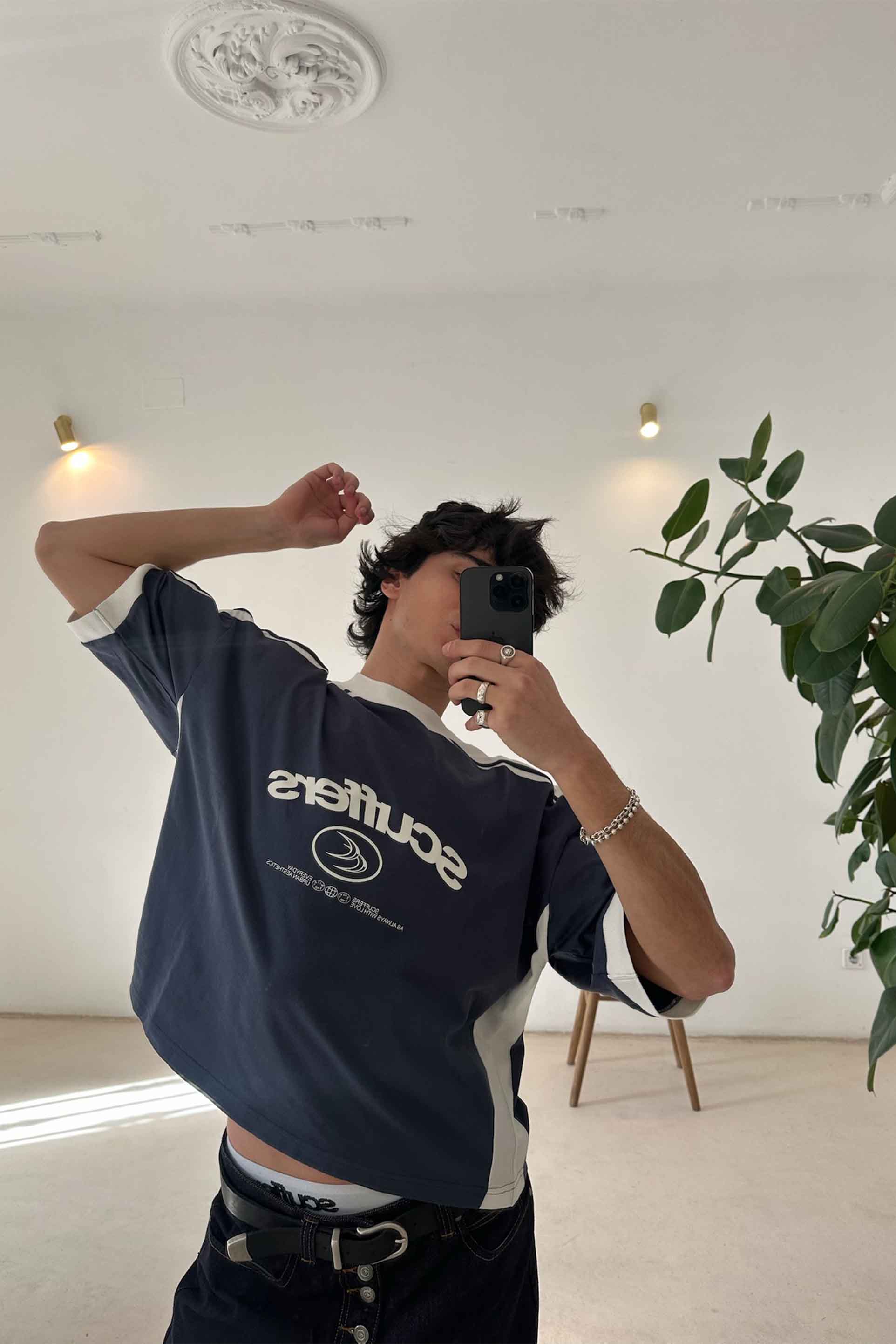 Effortless Navy T-Shirt