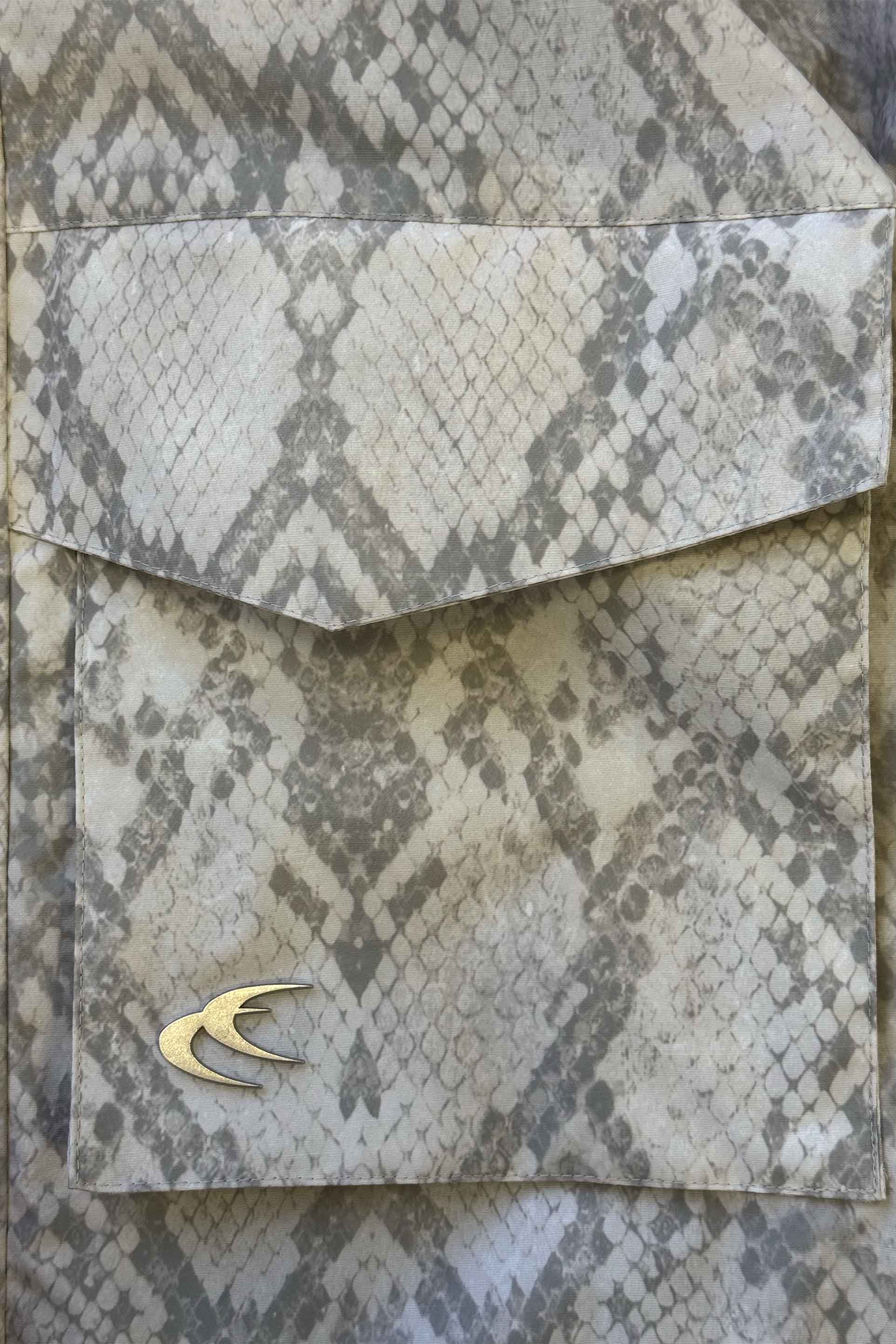 Snake Light Grey Windbreaker