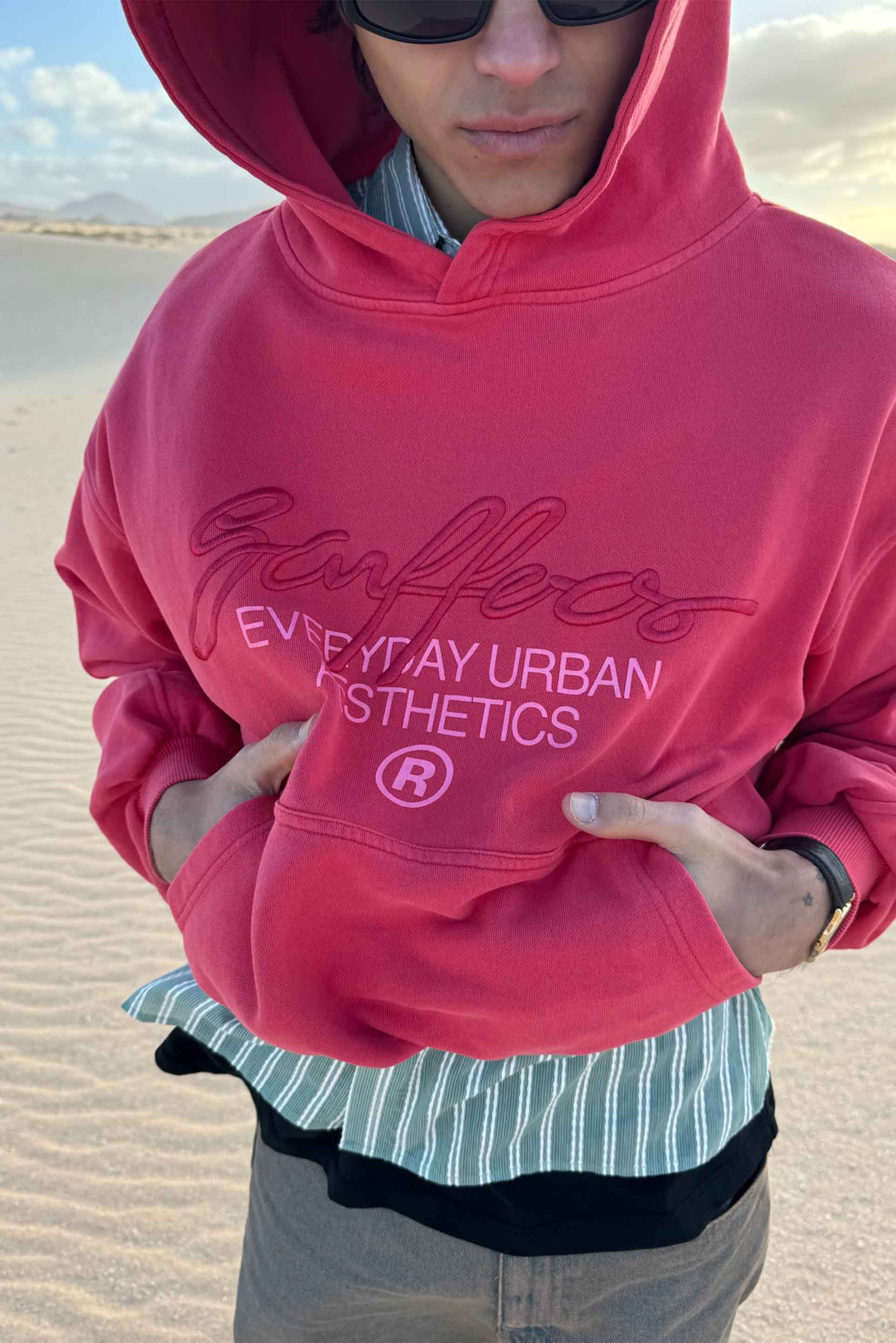 Signature Light Red Hoodie