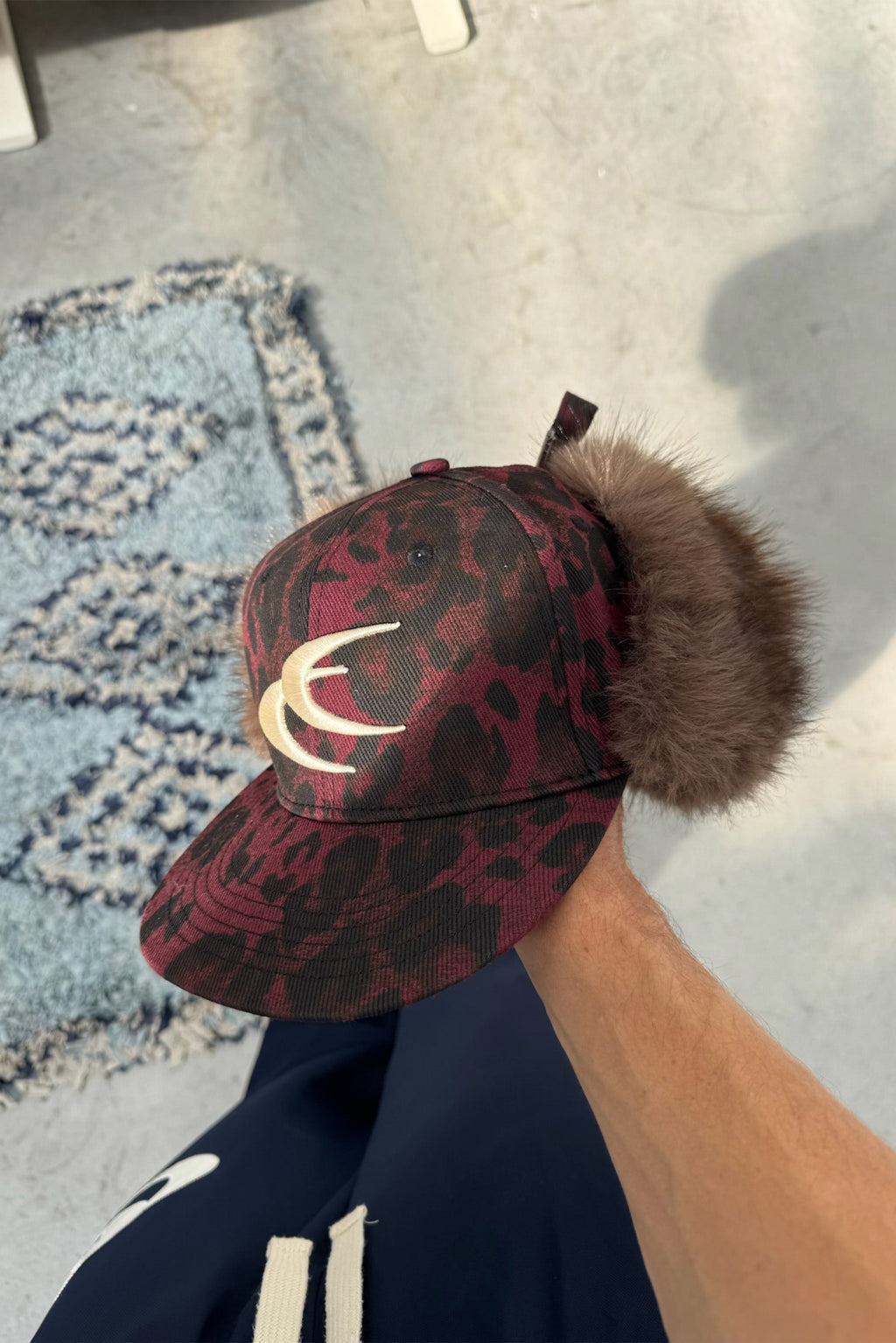 Dogear Burgundy Cap