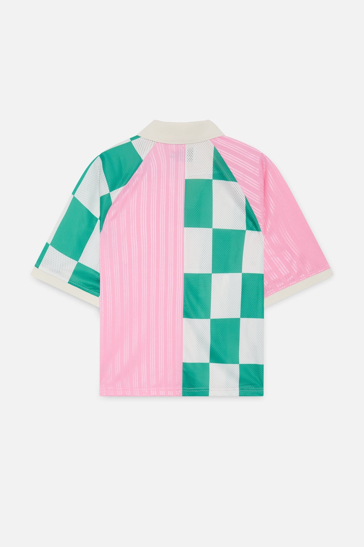 Madrid Pink & Checkered Football T-Shirt