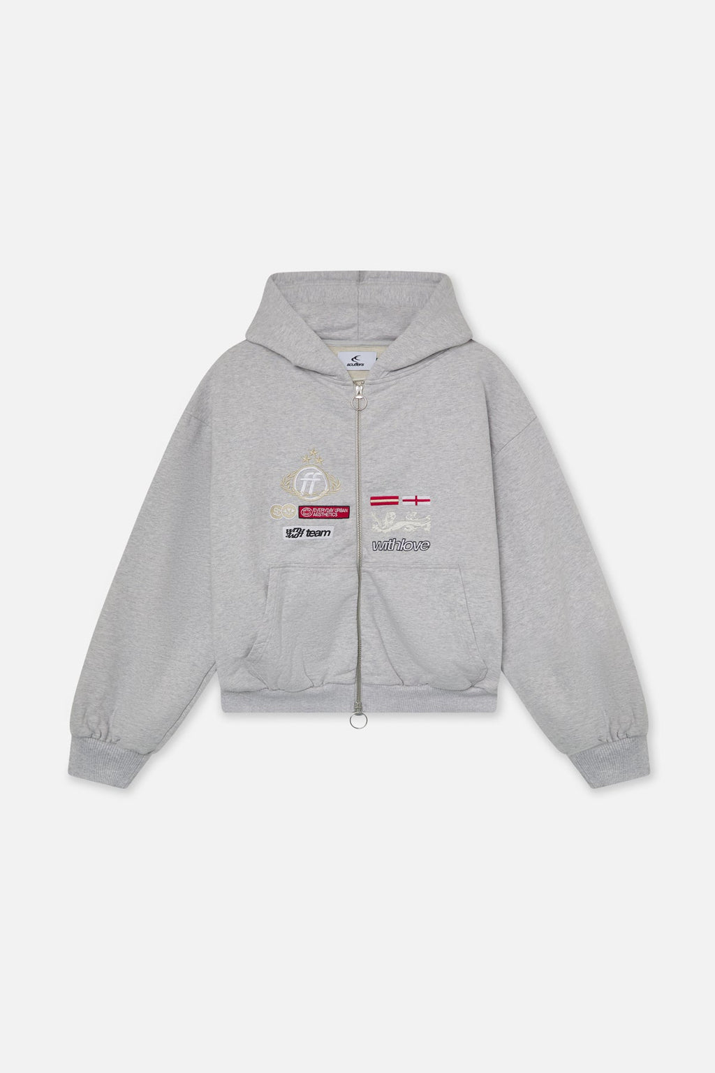 Mayor Light Grey Zipper