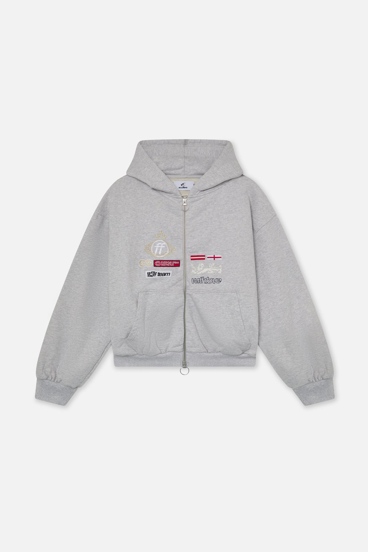 Mayor Light Grey Zipper