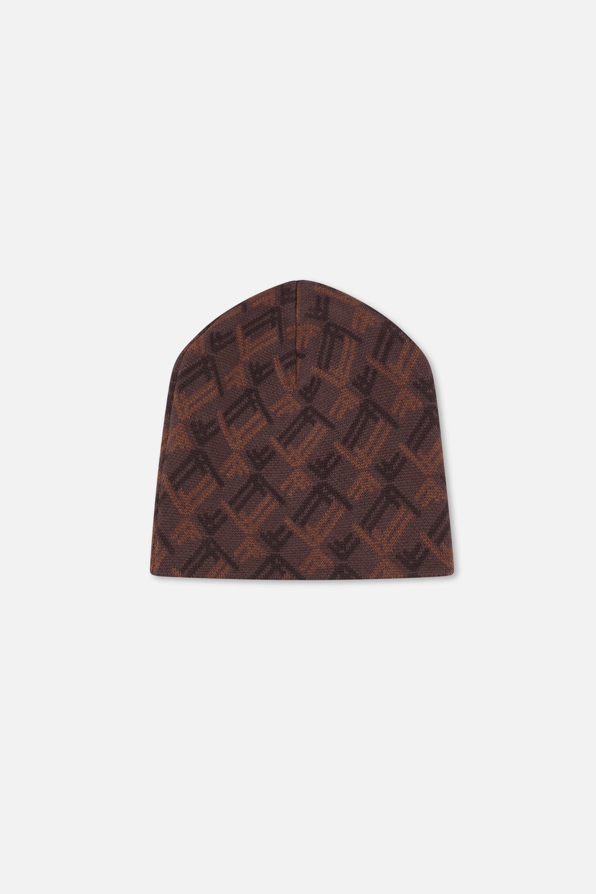 Monogram Brown Beanie