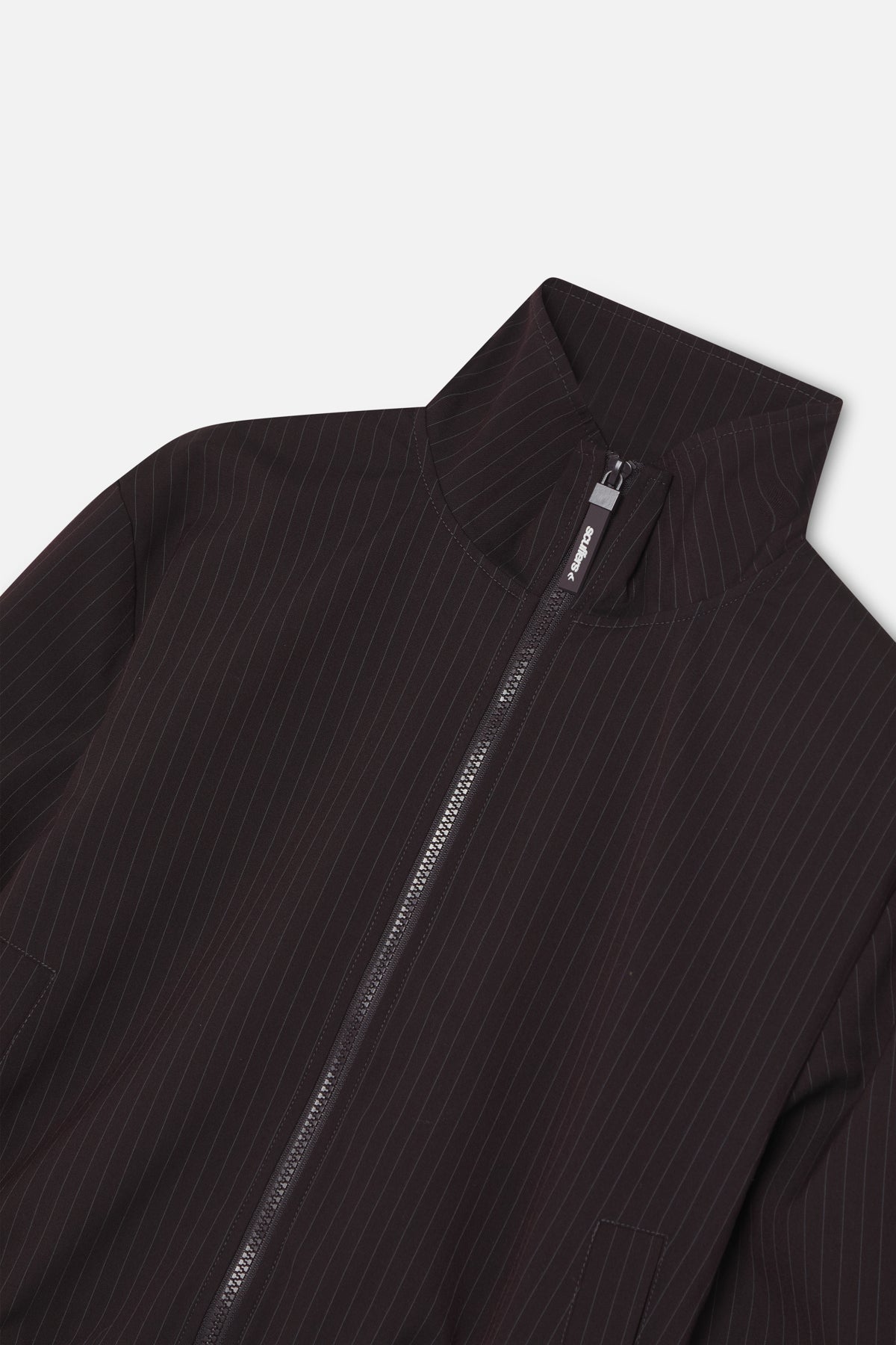 Nautica Burgundy Pinstripe Jacket