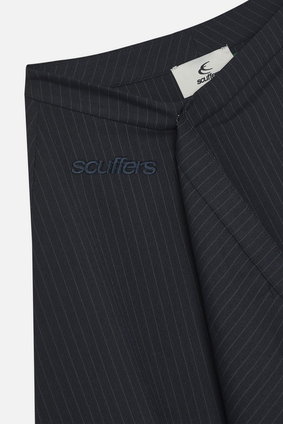 Nautica Navy Pinstripe Skirt