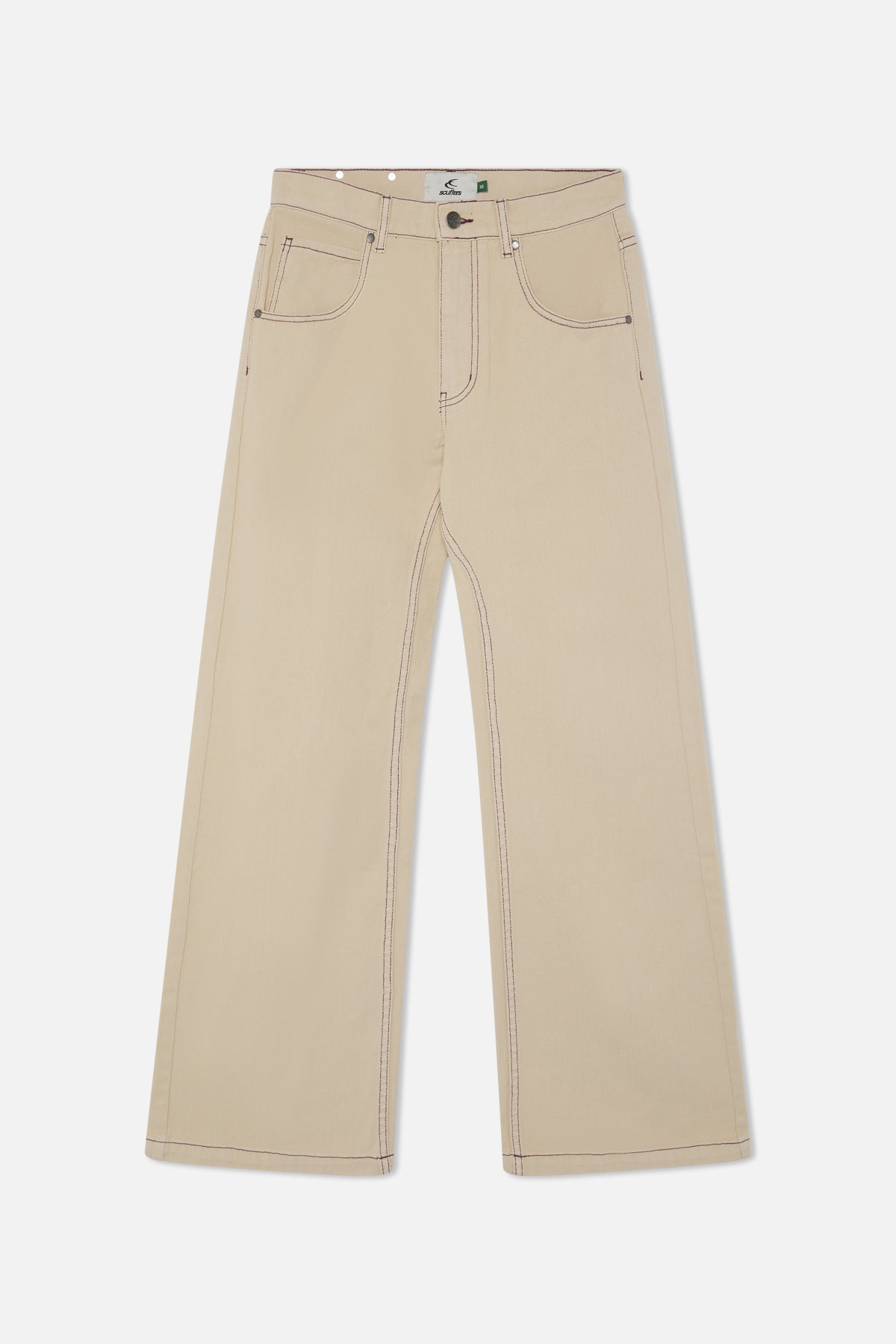 New Flared Ecru Pants