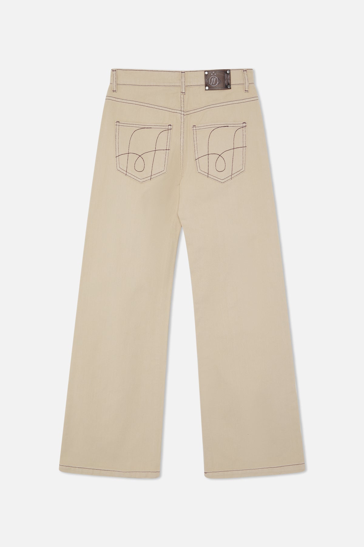 New Flared Ecru Pants