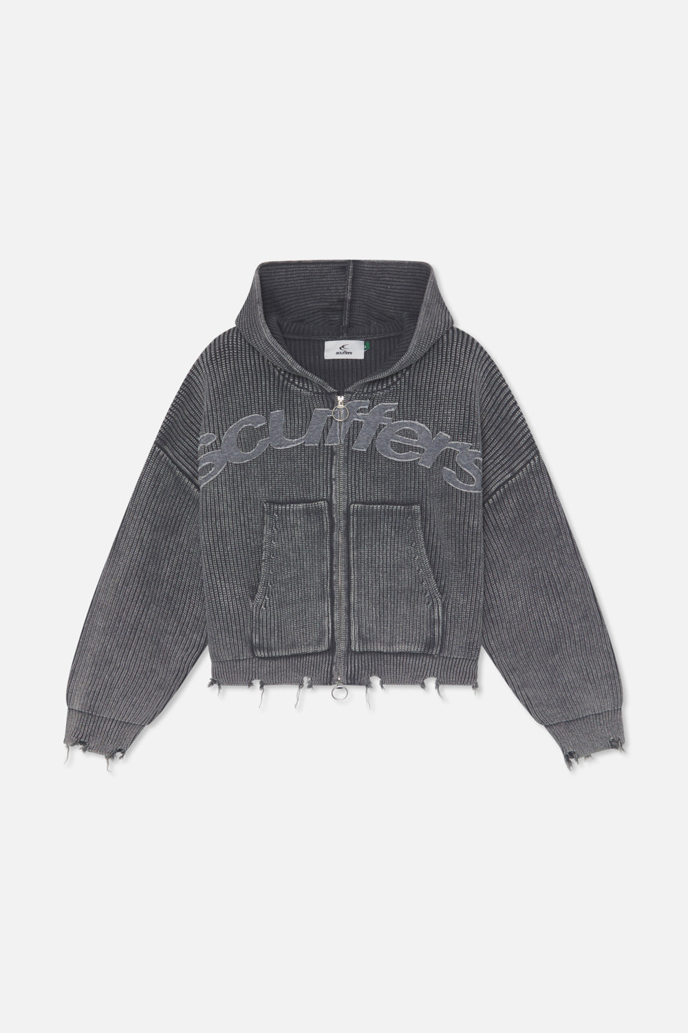 New Light Dark Buzz Knit Zipper