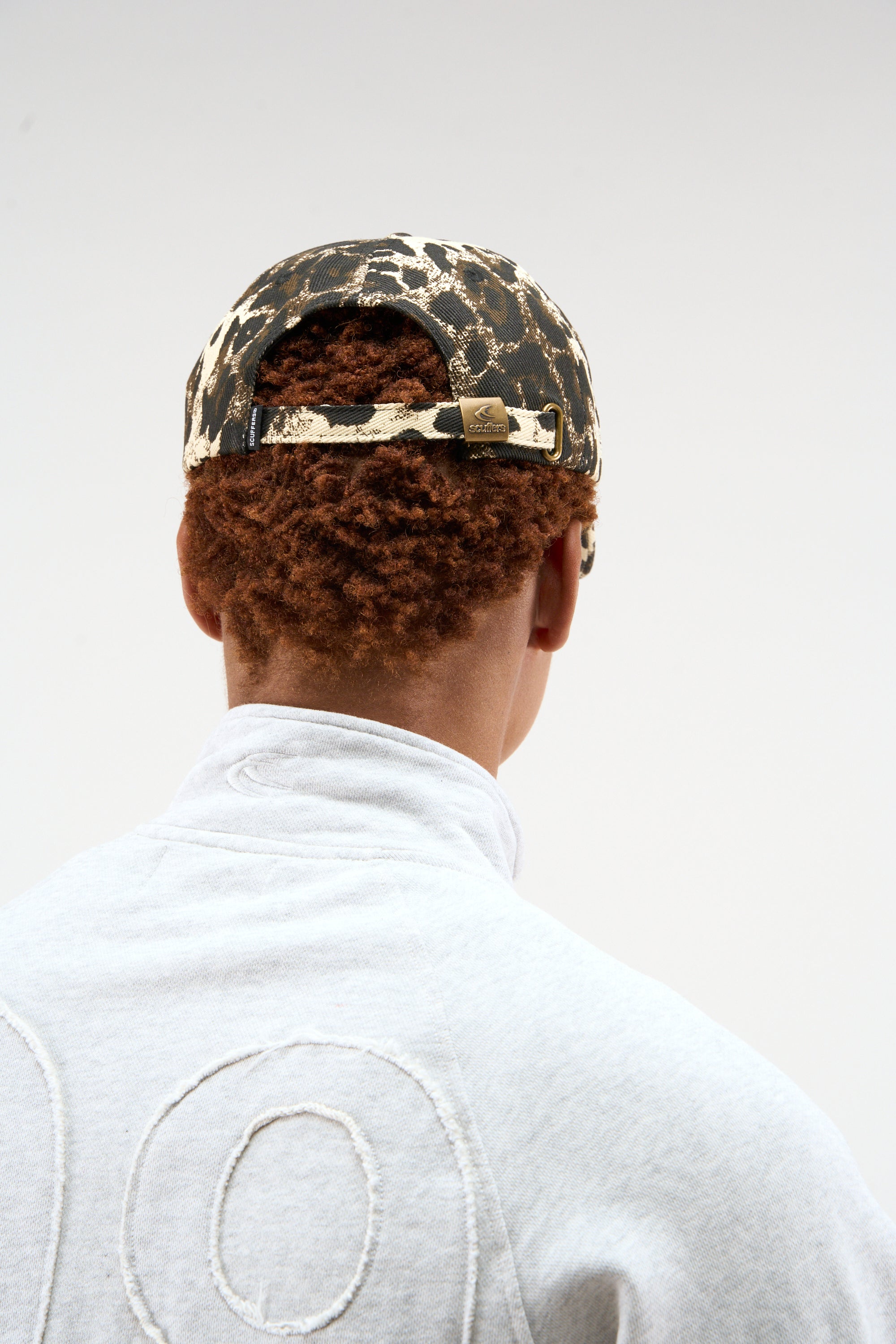 Dogear Brown Leopard Cap