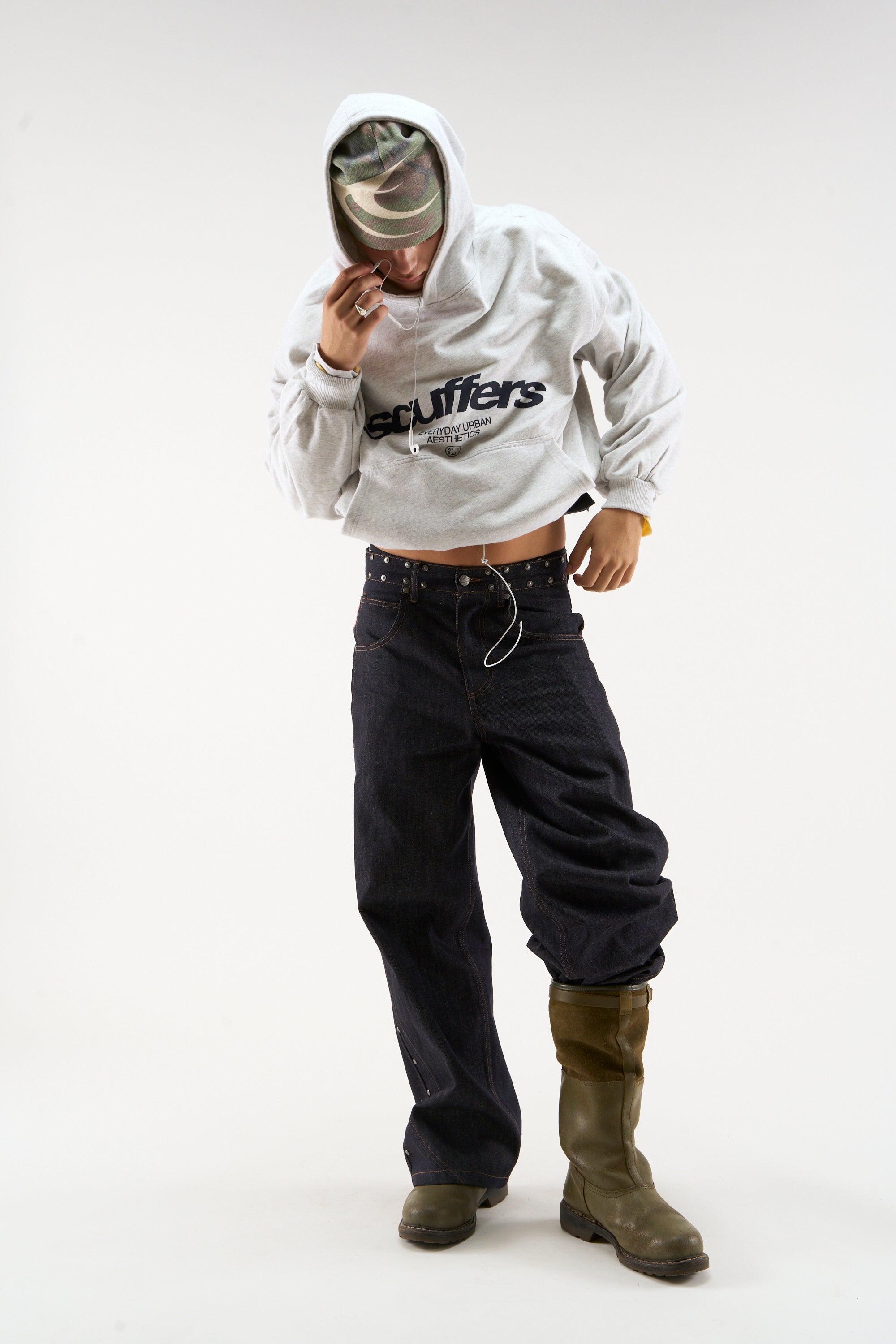 Iconic Light Grey Hoodie