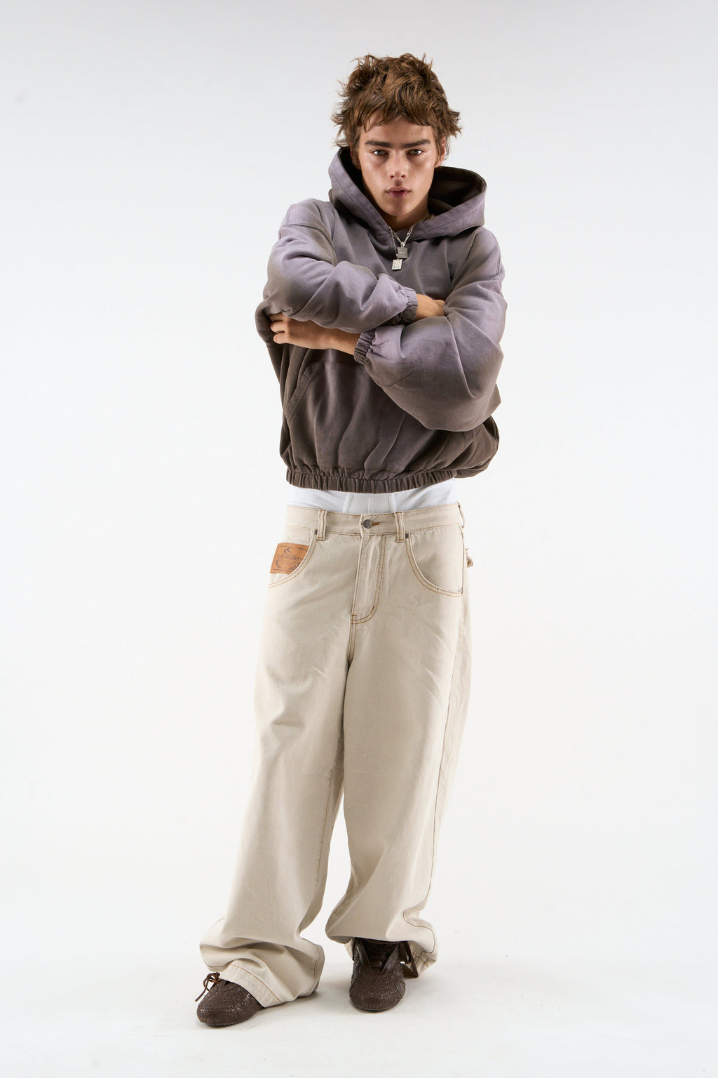 Atica Light Brown Hoodie