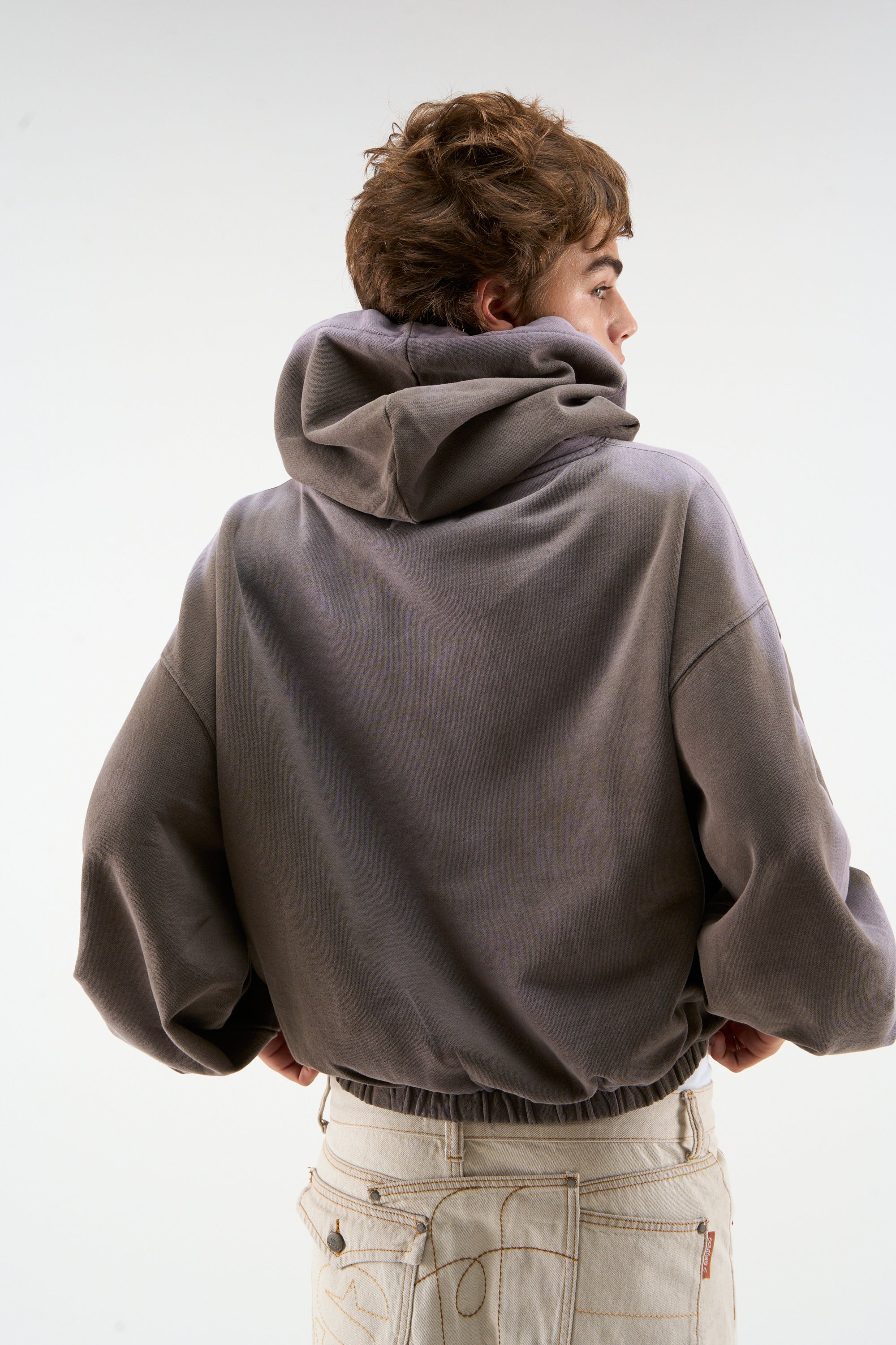 Atica Light Brown Hoodie