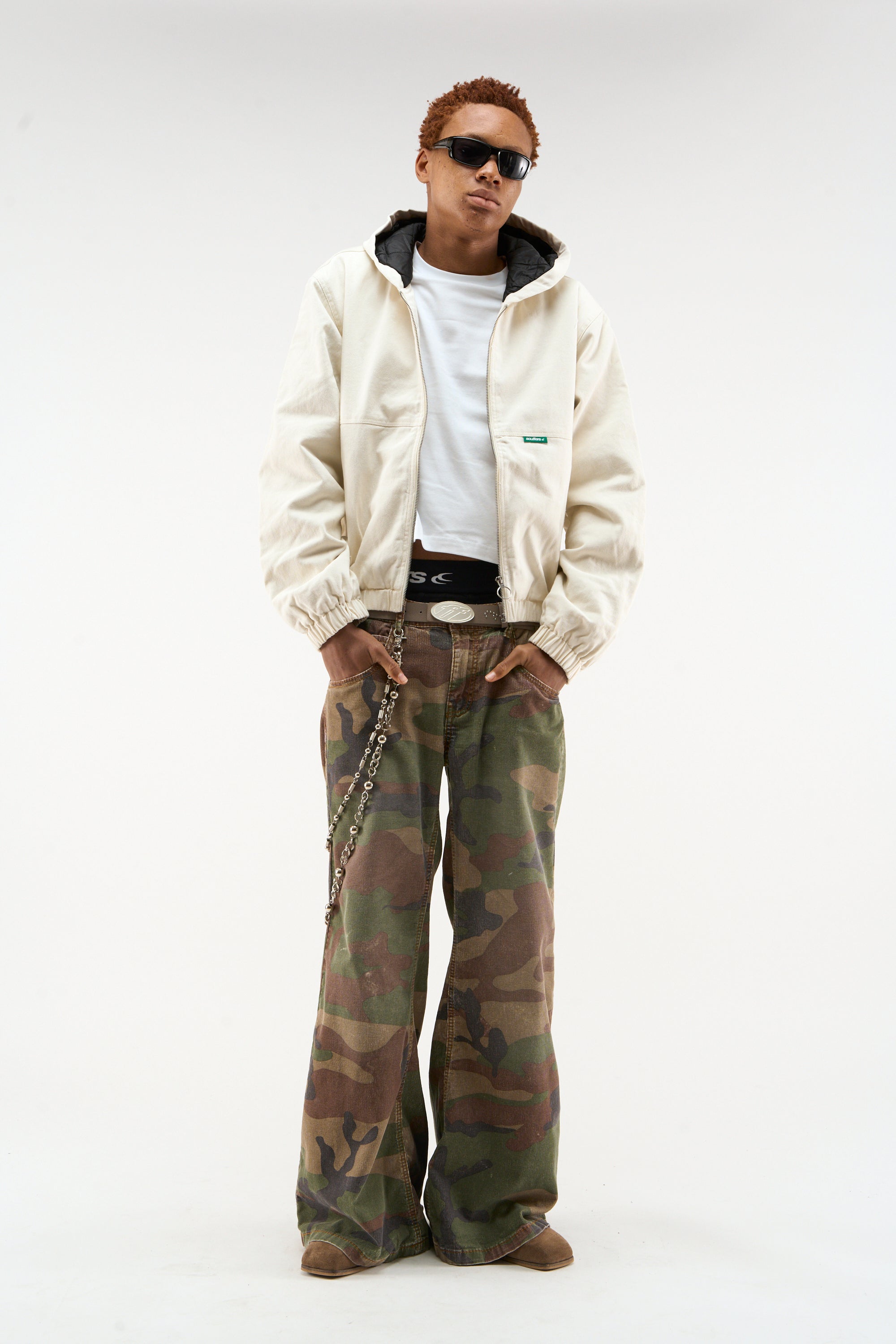 Stained Ecru Work Jacket