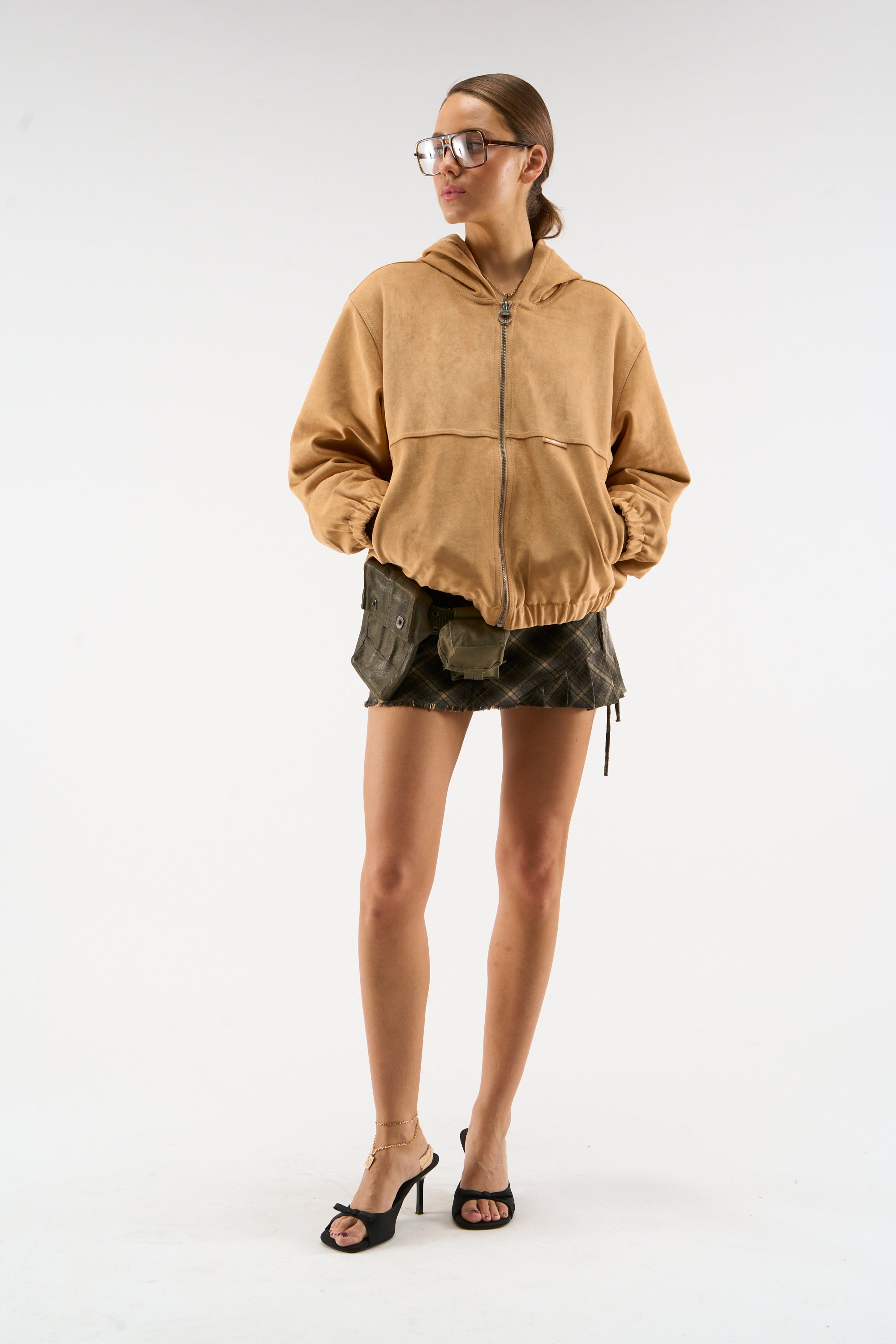 Suede Camel Work Jacket