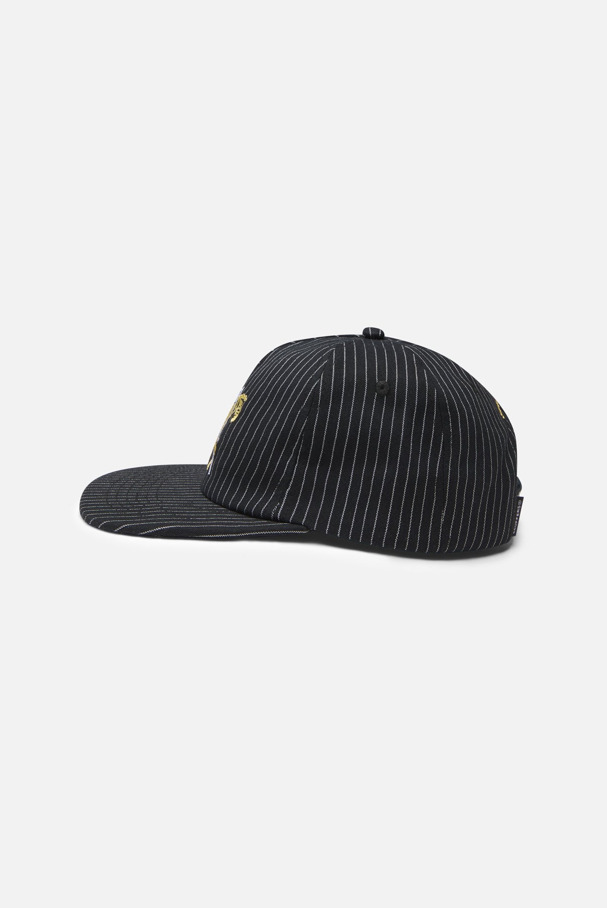 Pinstripe Black Cap