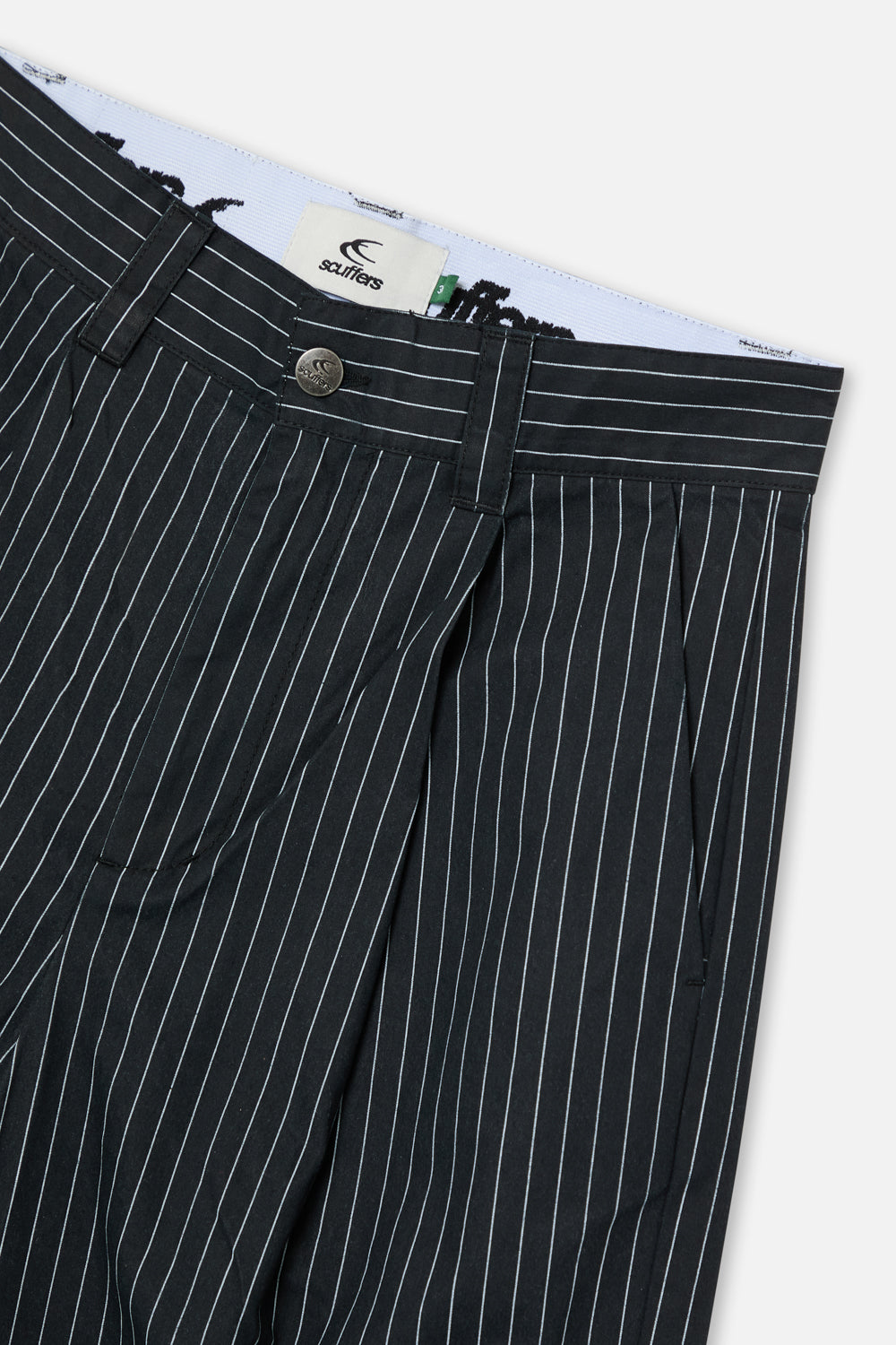 Pinstripe Black Pants
