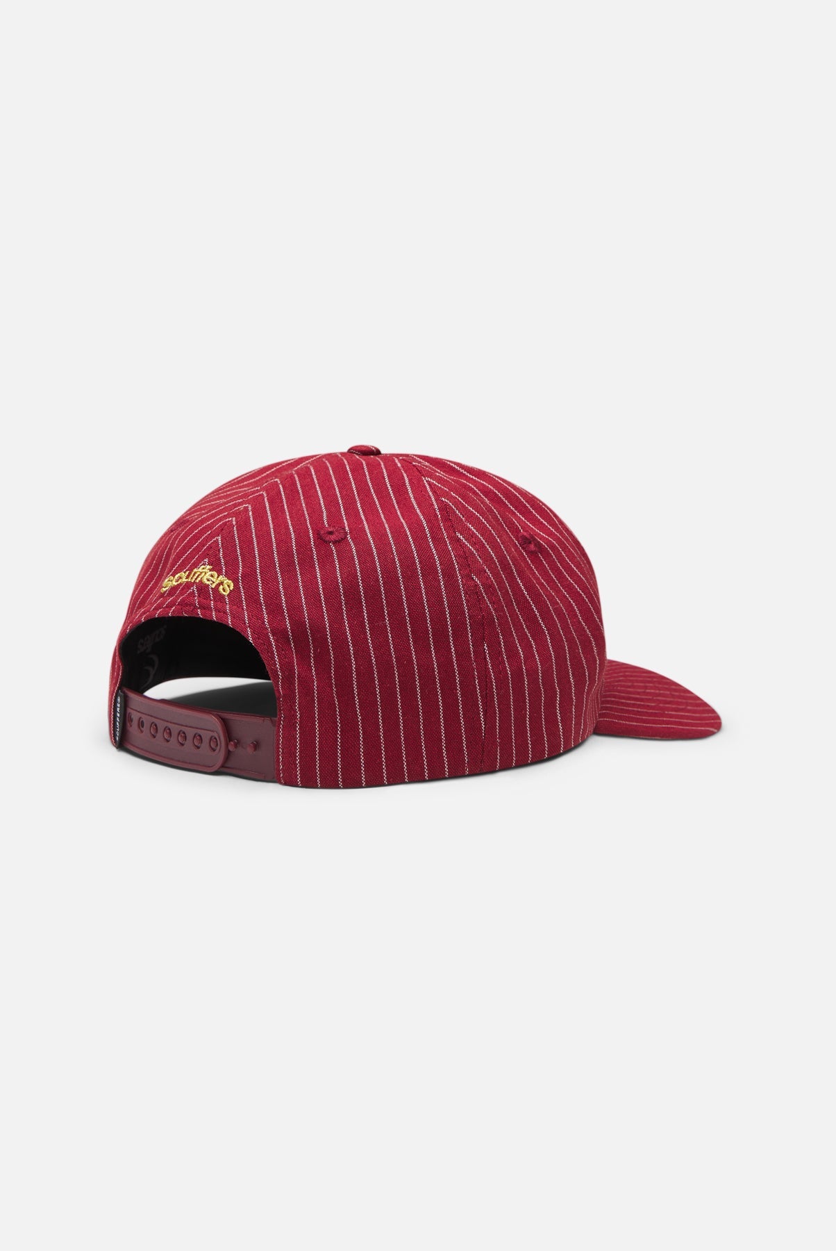 Pinstripe Burgundy Cap