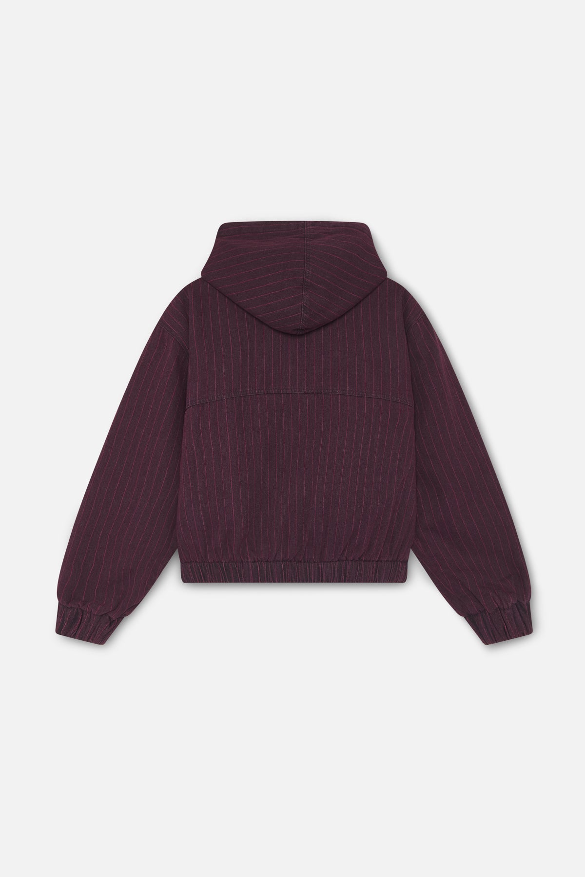 Pinstripe Burgundy Work Jacket