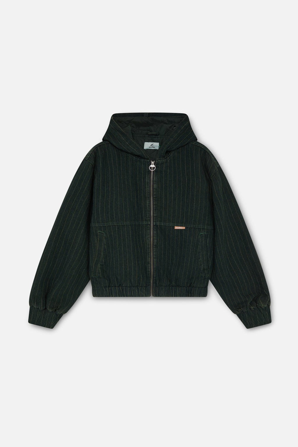 Pinstripe Green Work Jacket