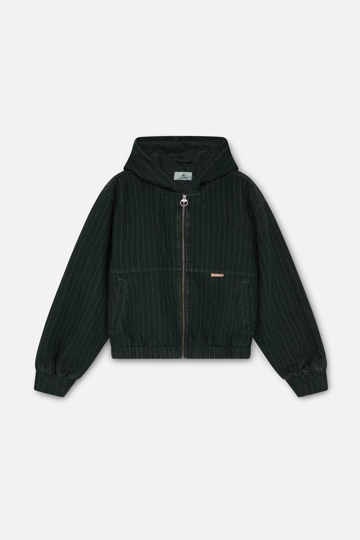 Pinstripe Green Work Jacket