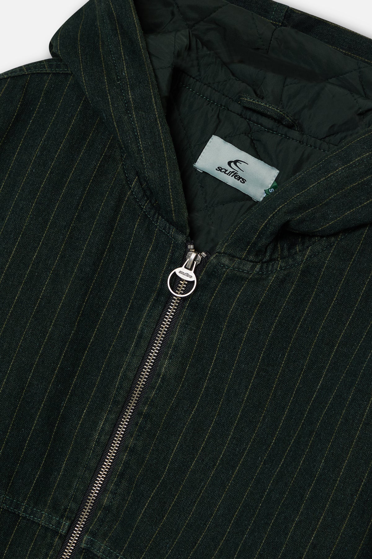 Pinstripe Green Work Jacket
