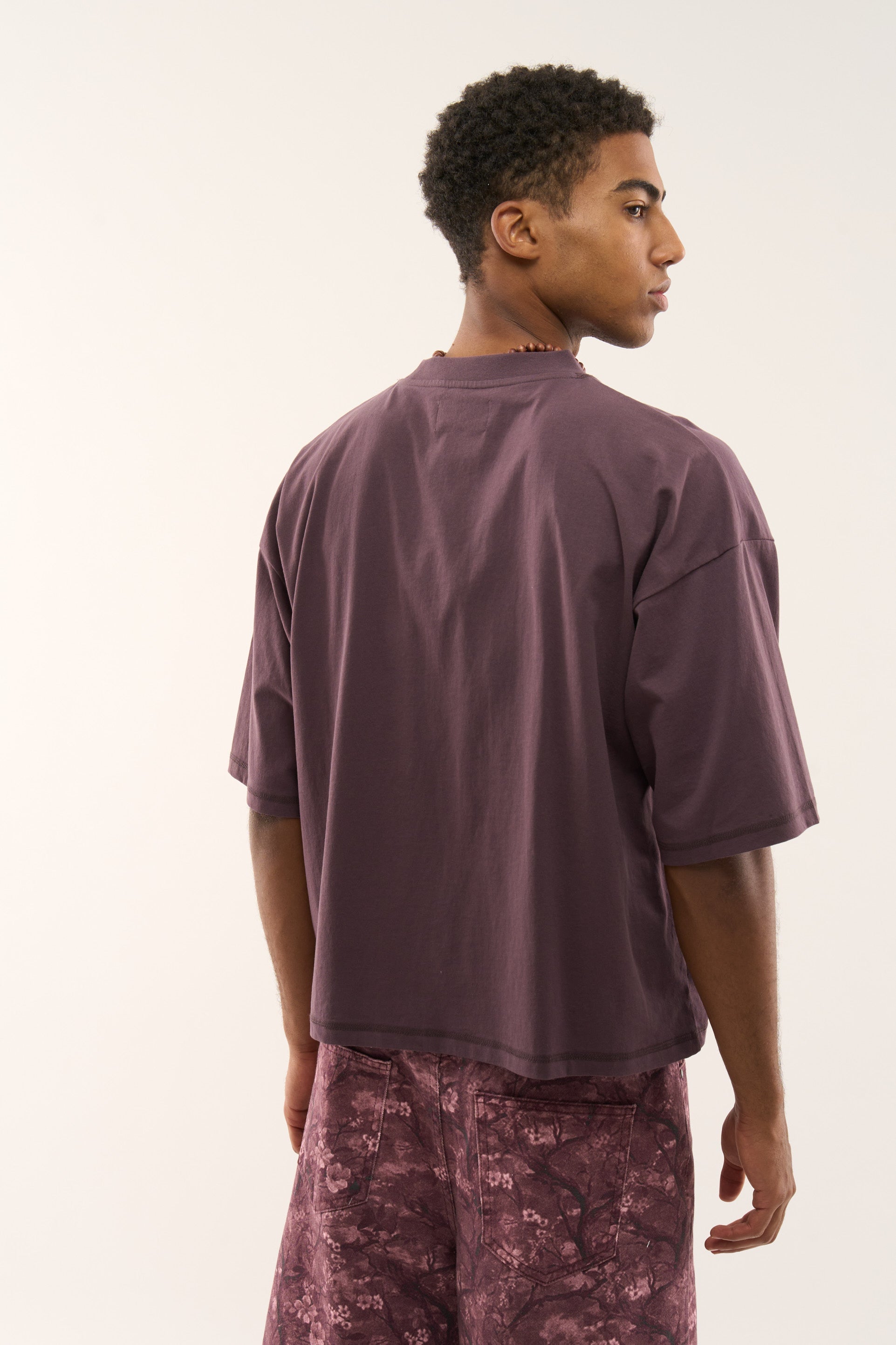 Real Flower Burgundy T-Shirt